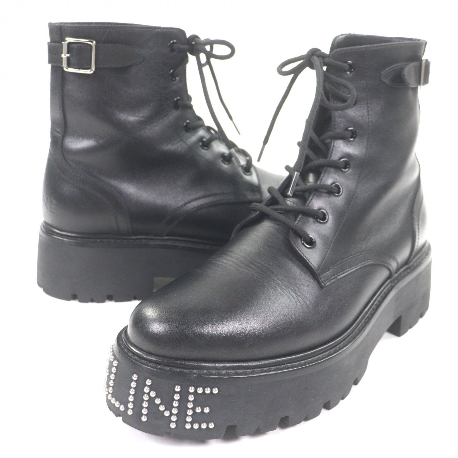 Celine Celine Celine Bulky Leather Boots Leather Shoes DUTY FREE for USA Size ONE SIZE - 1 Thumbnail
