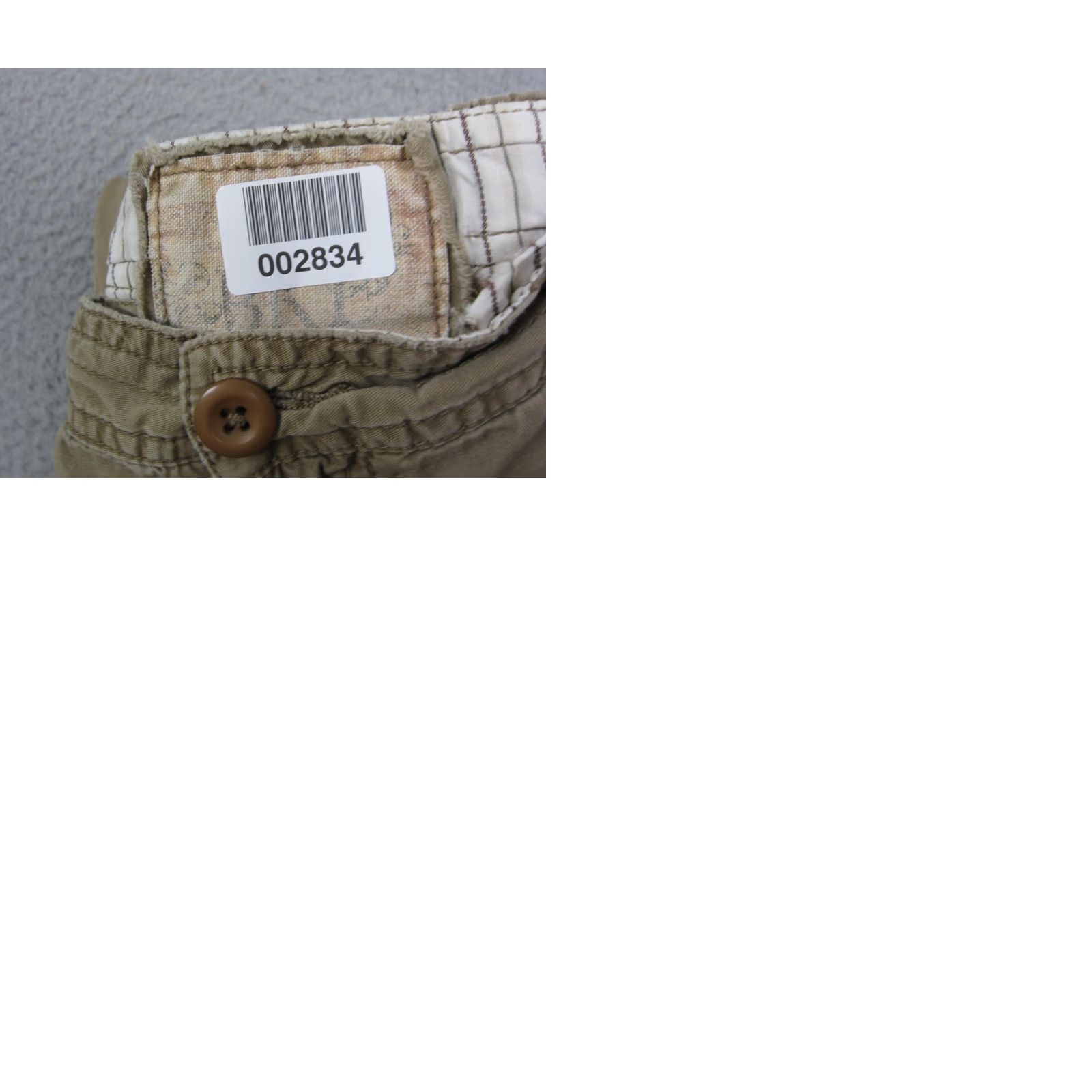 Vintage Buckle Buckle Shorts Mens 33 Brown Khaki Acapulco Cargo 25" Outdoor Hiking Canvas 5-Pocket Pockets Cargo Size US 33 - 10 Thumbnail