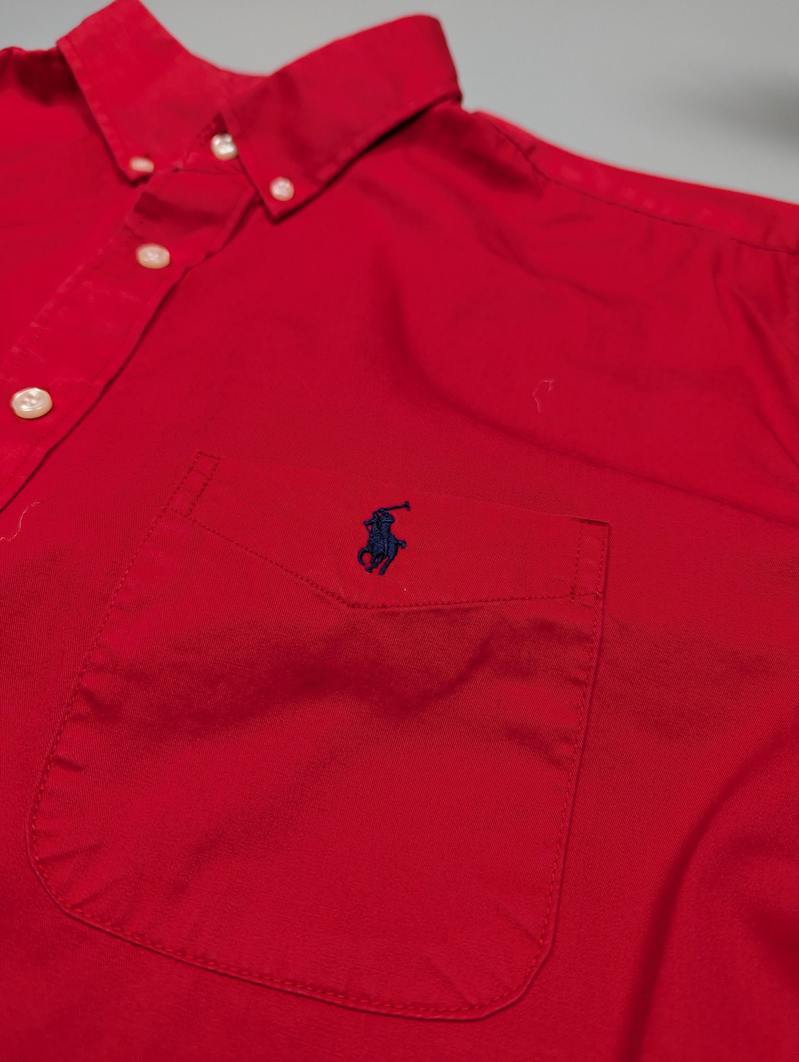 Polo Ralph Lauren × Vintage Polo Ralph Lauren Vintage Men's Red Long Sleeve Shirt Size US XL / EU 56 / 4 - 5 Thumbnail