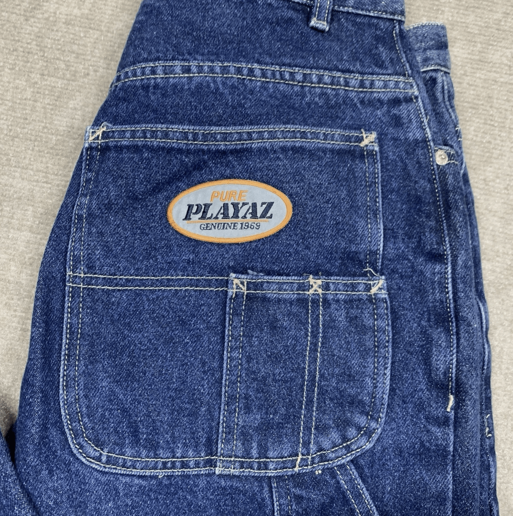 Other Pure Playaz Carpenter Jeans Mens 31X33 Blue Denim Vintage Size US 31 - 2 Thumbnail