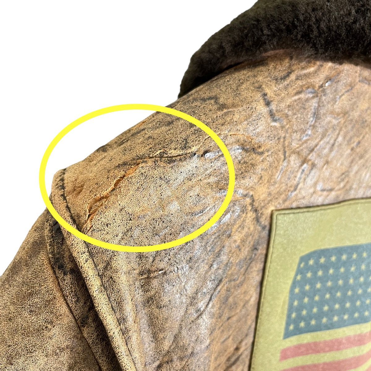 Vintage Vintage Military USAF US Army Bomber Flight Leather Jacket Size US XL / EU 56 / 4 - 17 Thumbnail