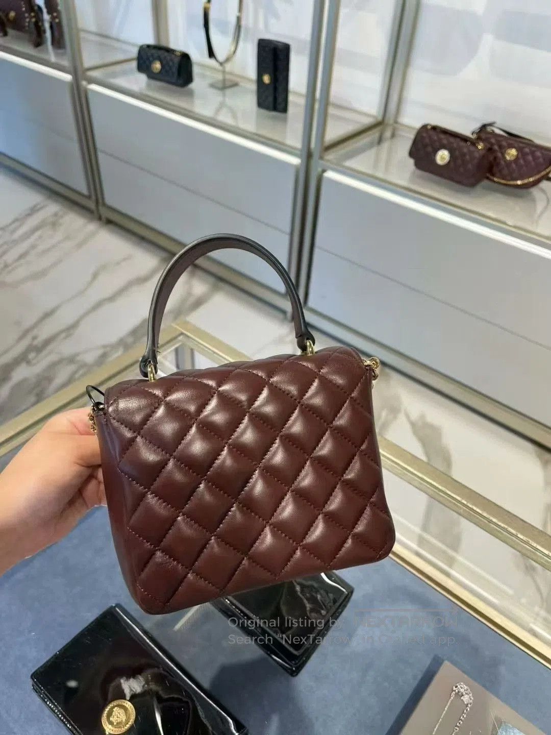 Versace Versace Medusa Wine Red Handbag. Size ONE SIZE - 3 Thumbnail