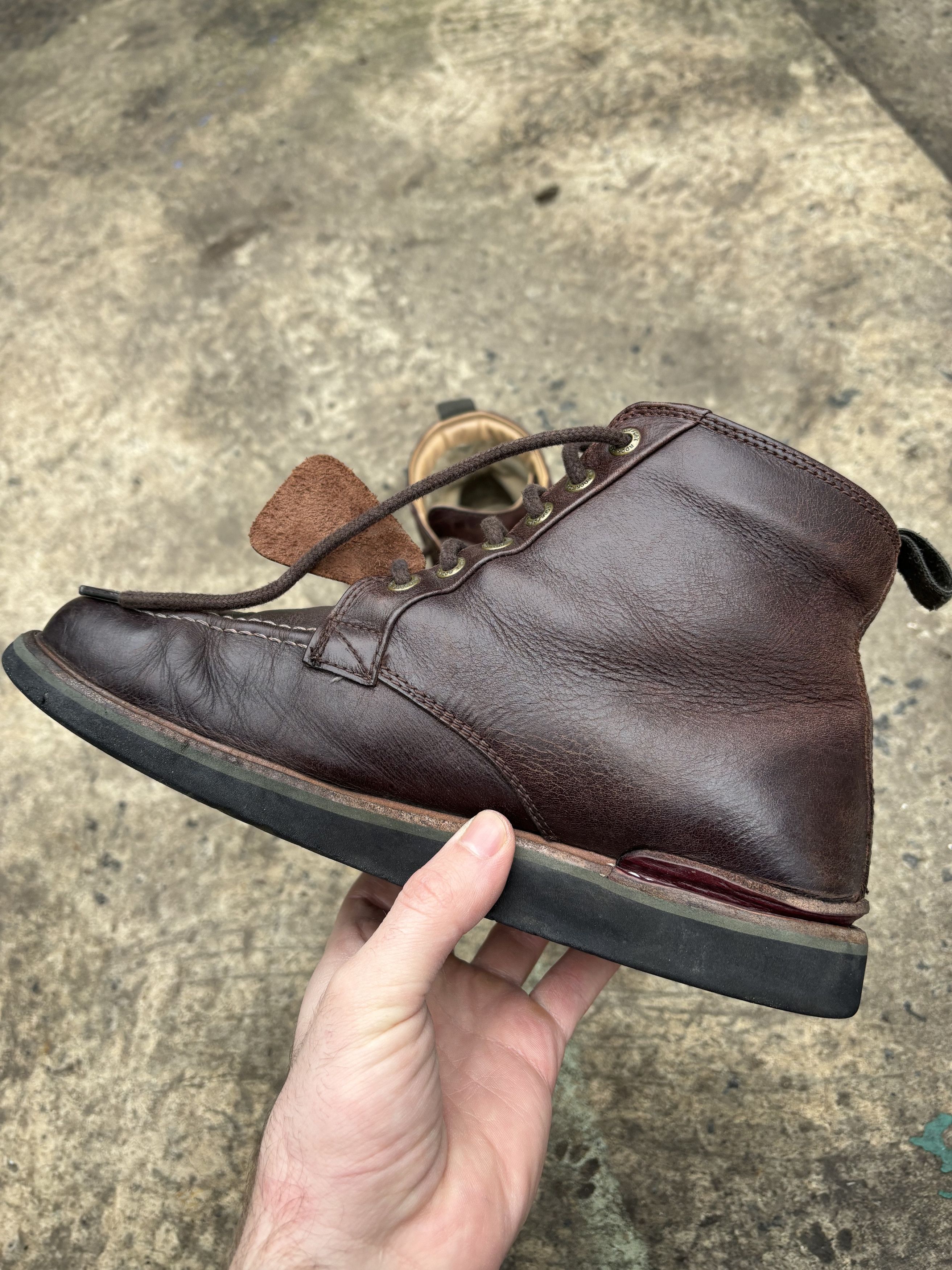 Rockport Vintage Rockport Moc Toe Brown Boots Size US 10.5 / EU 43-44 - 7 Thumbnail