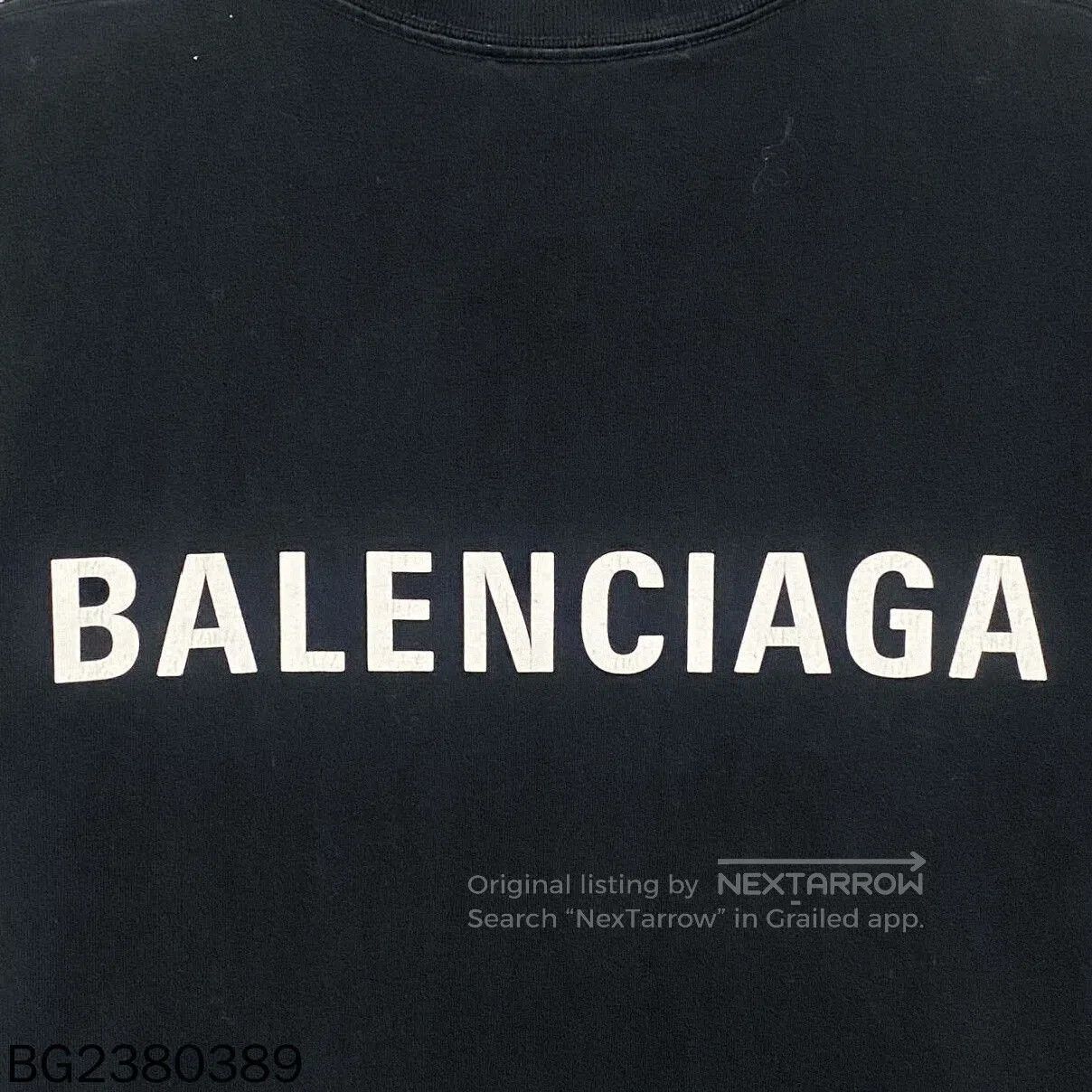 Other Balenciaga Front Back Letter Logo Tee. Size US S / EU 44-46 / 1 - 4 Thumbnail