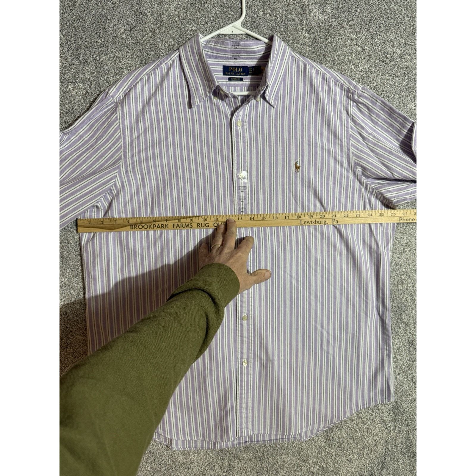 Polo Ralph Lauren Polo Ralph Lauren Button Down Shirt Mens XXL Classic Striped Size US XXL / EU 58 / 5 - 7 Thumbnail