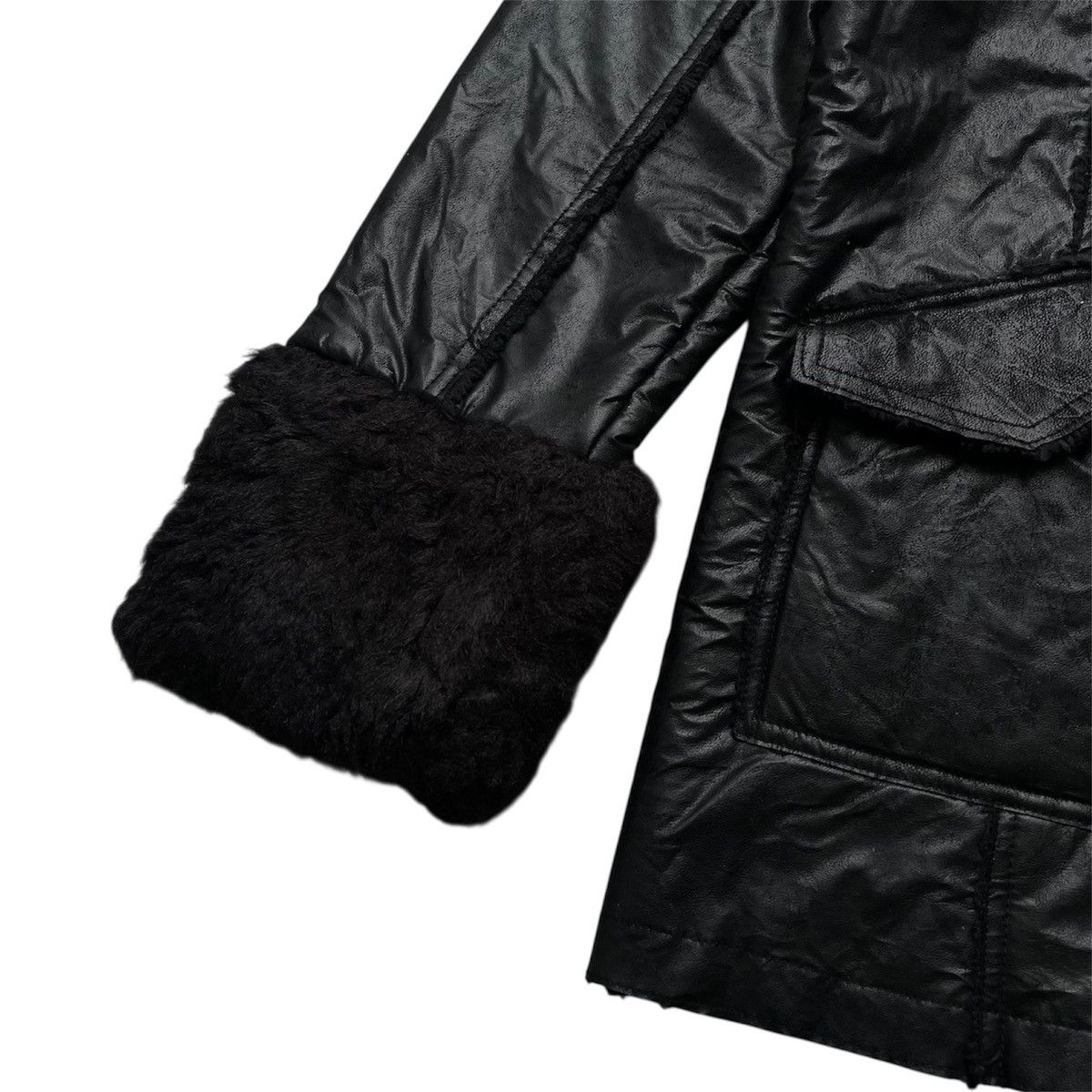 Japanese Brand Vintage Midas Faux Fur Hooded Seditionaries Punk Jacket Size US L / EU 52-54 / 3 - 6 Thumbnail