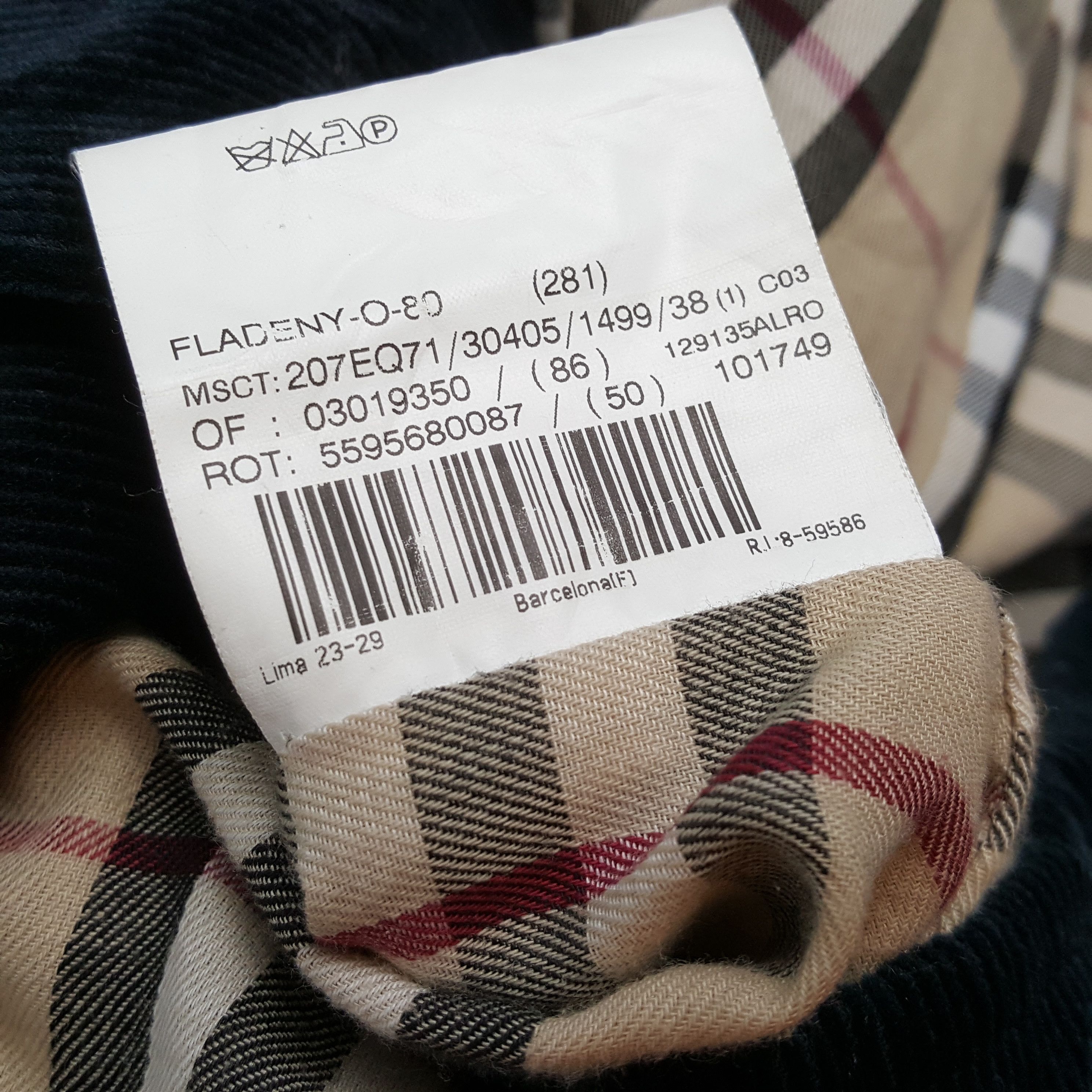 Burberry × Vintage BURBERRY LONDON Fashion Winter Style Custom Art Jacket Size US S / EU 44-46 / 1 - 8 Thumbnail