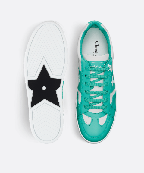 Dior o1w1db10625 Dior Star Sneakers in White/Aquamarina Size US 12 / IT 42 - 4 Thumbnail