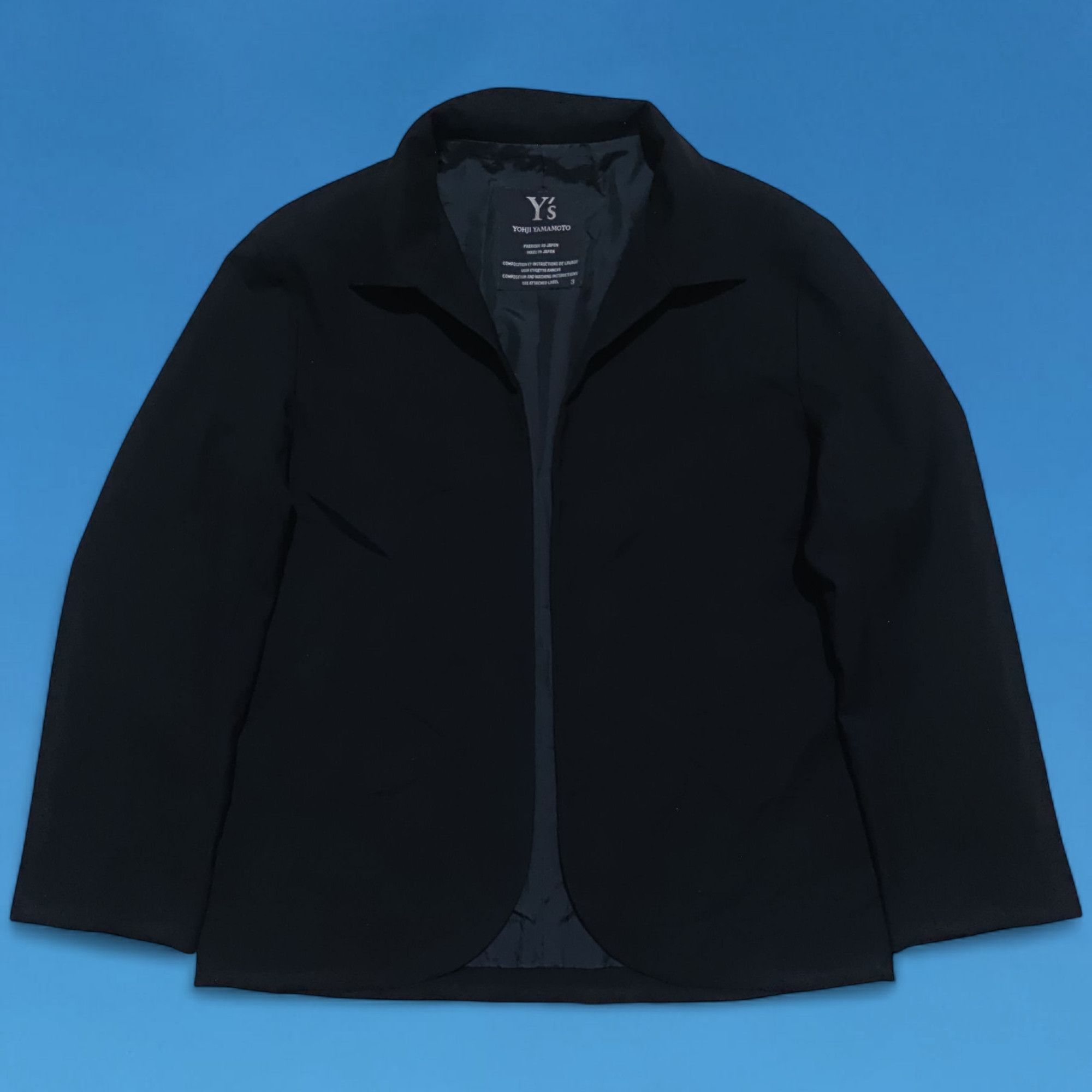 Y's Rare!! Y's Yohjiyamamoto Tailored Wool Jacket Size US M / EU 48-50 / 2 - 1 Thumbnail