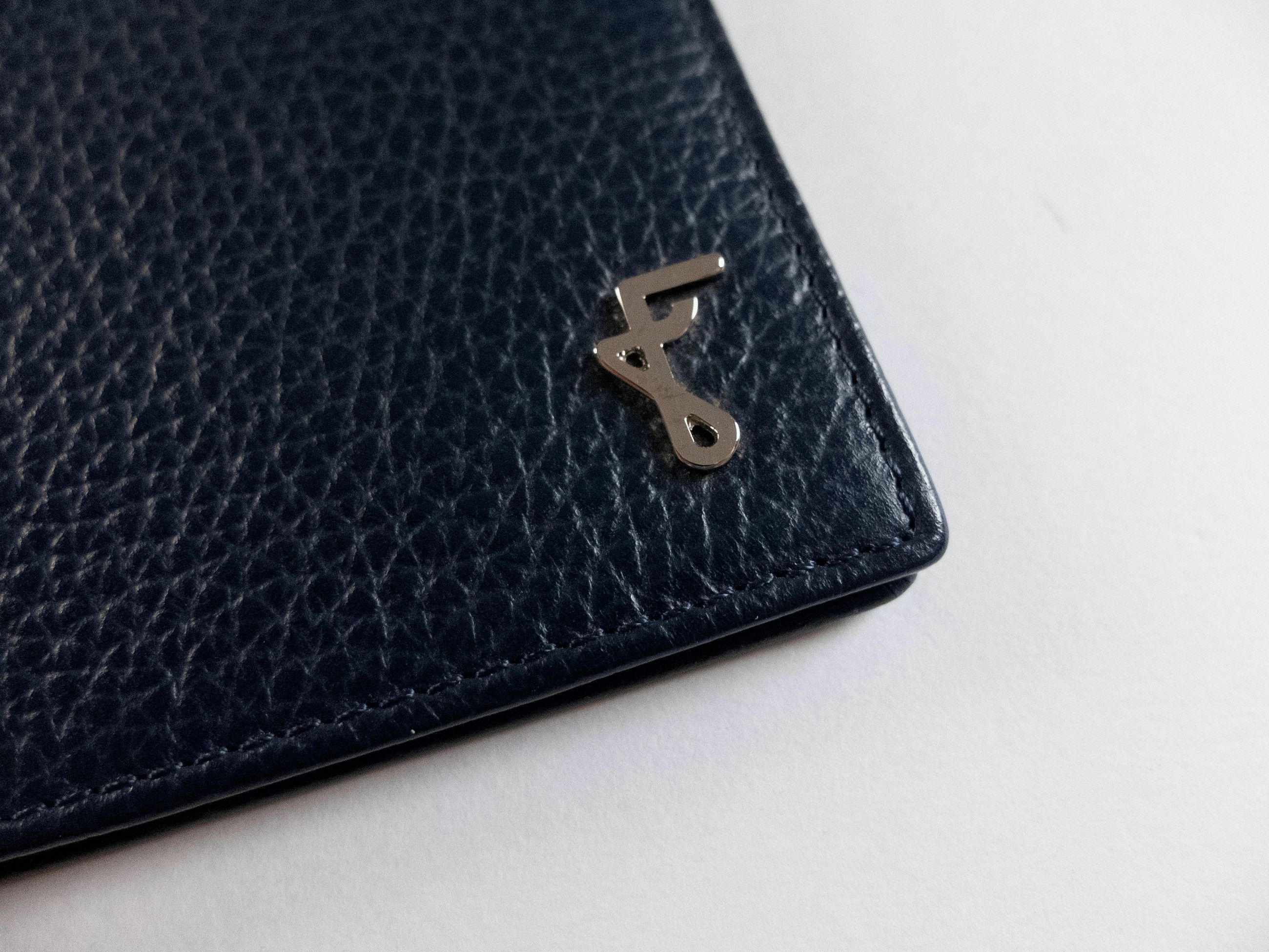 Other FRAGIACOMO Milano navy blue leather bifold wallet Size ONE SIZE - 2 Thumbnail