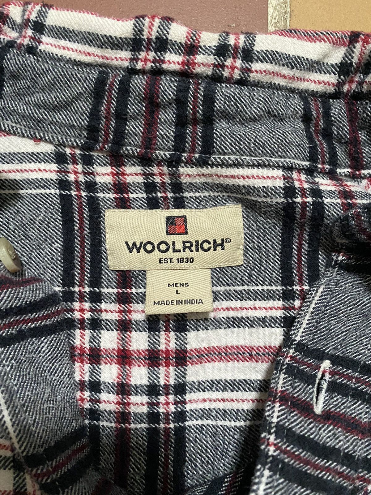 Woolrich Woolen Mills Vintage Woolrich Flannel Button Up Shirt Size US L / EU 52-54 / 3 - 3 Thumbnail