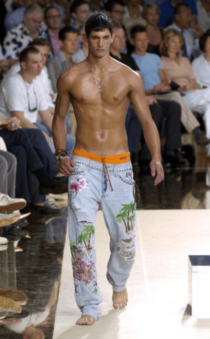 Dolce & Gabbana SS2006 Dolce & Gabbana Honolulu Distressed Denim Jeans Size US 30 / EU 46 - 2 Thumbnail