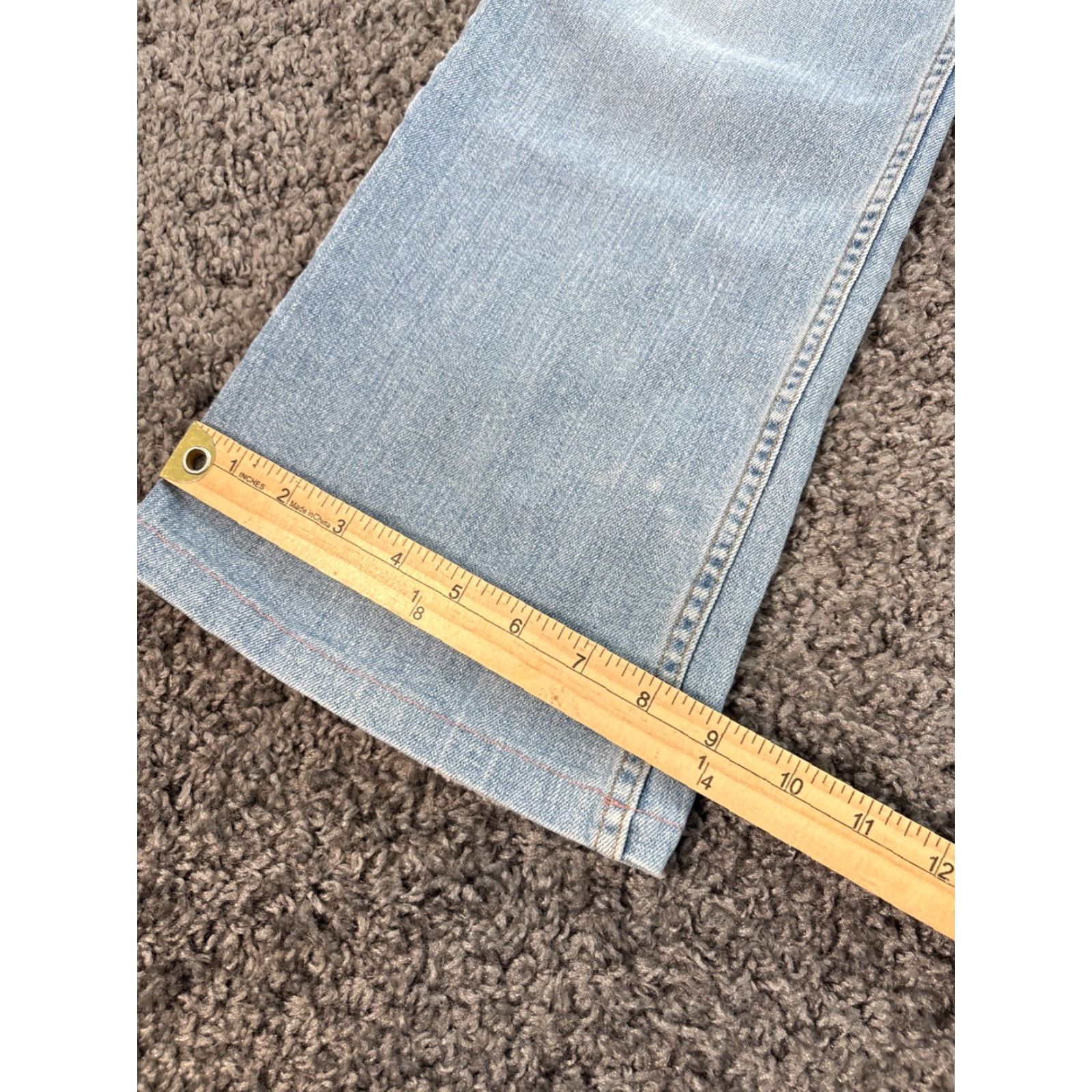 Vintage VINTAGE London Jeans Flare Jeans Womens 28x30 Button Fly Mid Rise Light Wash 90s Size 27" / US 4 / IT 40 - 3 Thumbnail