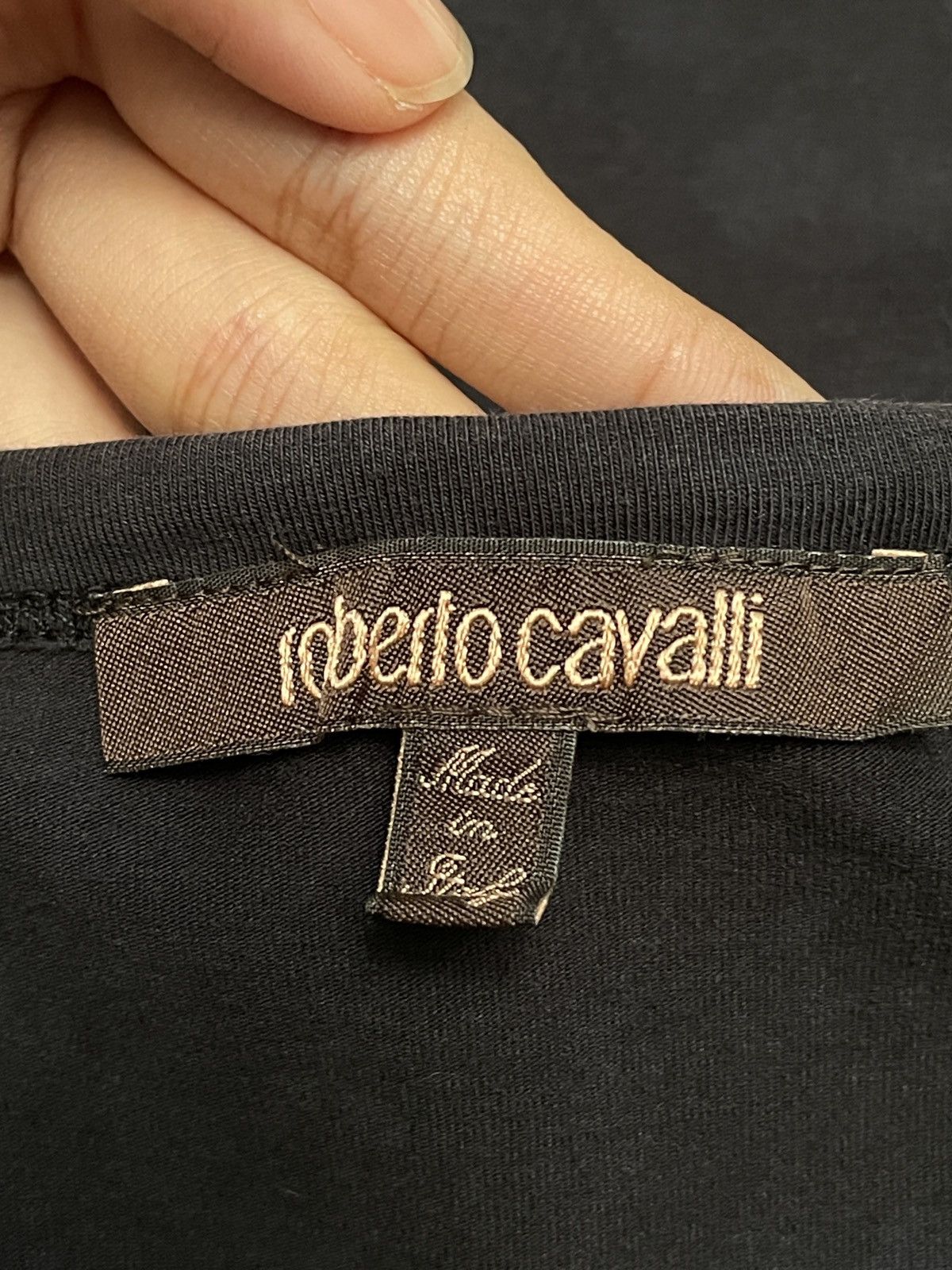 Designer × Roberto Cavalli Rare Vintage Roberto Cavalli 10th Anniversary T-shirt 2000s Size US XXL / EU 58 / 5 - 9 Thumbnail