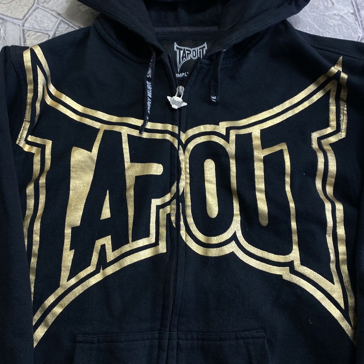 Tapout Vintage Tapout Zip Hoodie Big Logo Size US S / EU 44-46 / 1 - 5 Thumbnail