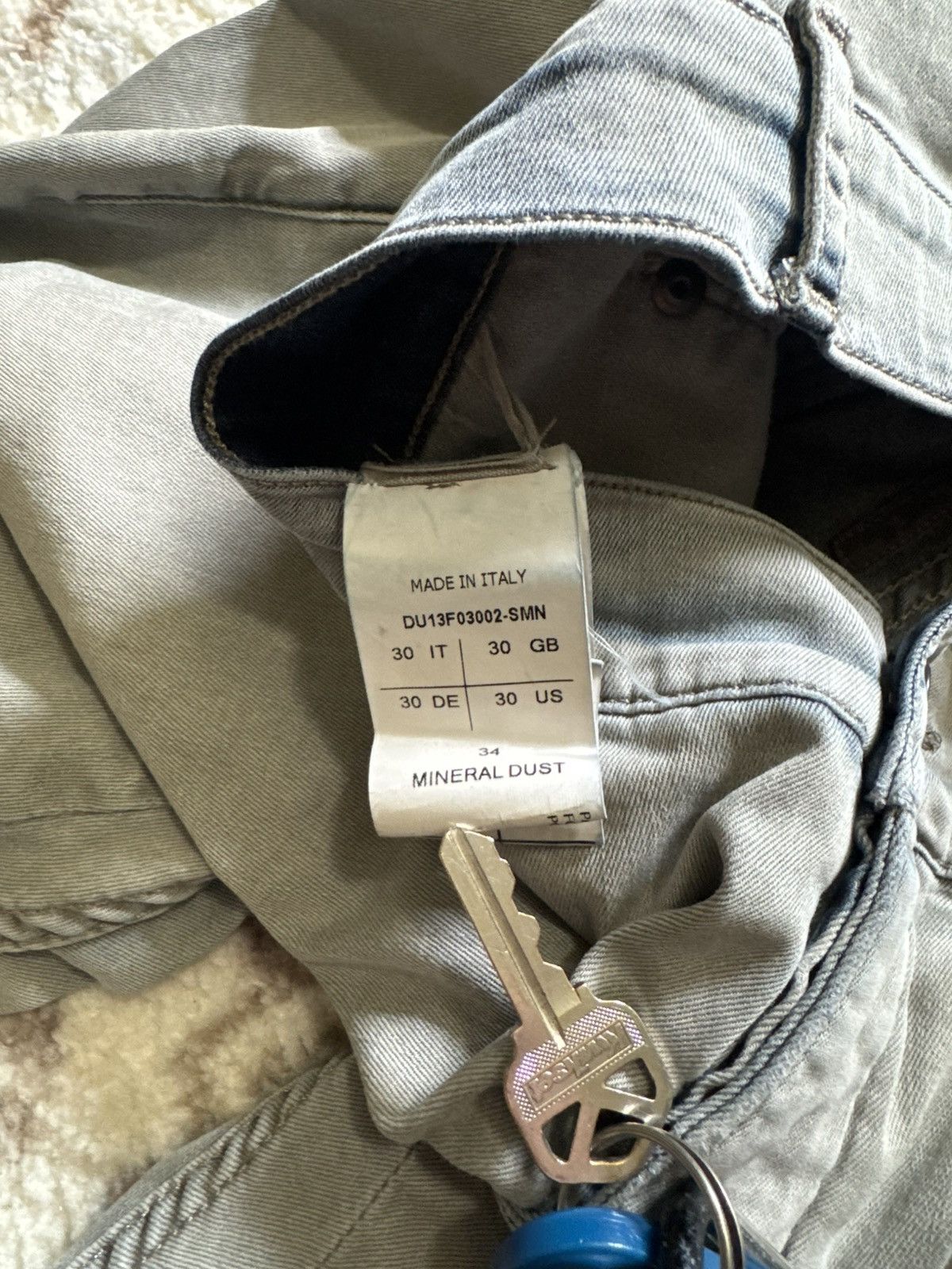 Rick Owens FW13 Rick Owens Detroit Cut Mineral Dust Denim Size US 30 / EU 46 - 6 Thumbnail