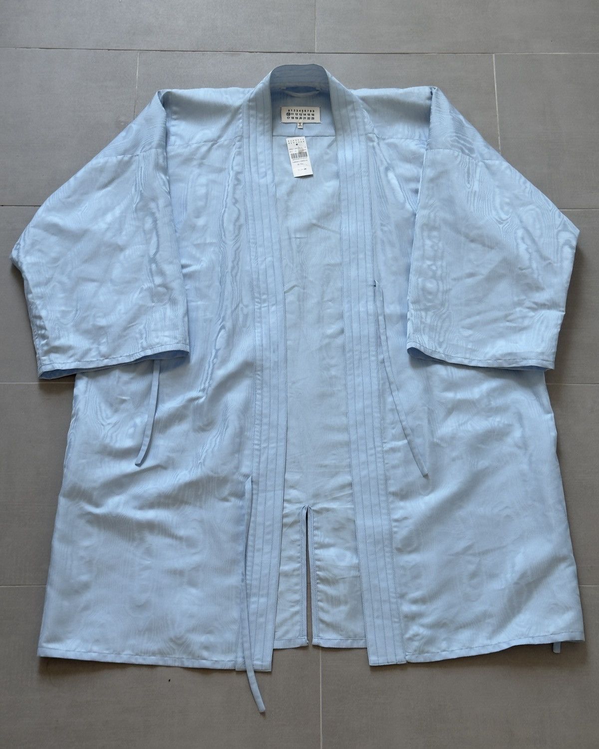 Maison Margiela Madison Margiela Baby Blue Kimono Style Shirt