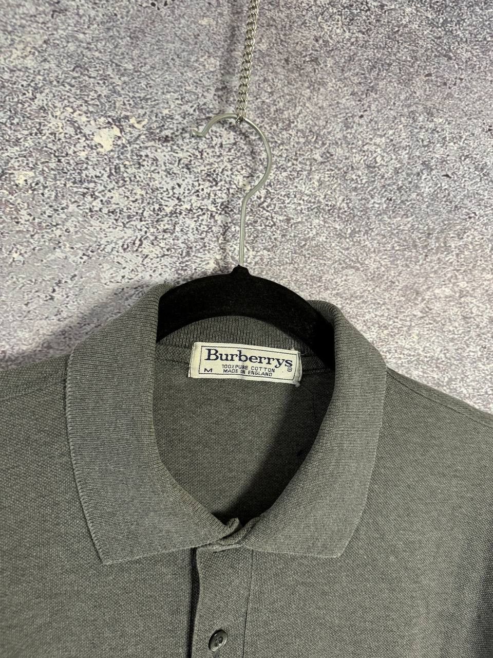 Burberry × Vintage Vintage Burberry Gray Polos Oldmoney Medium Size US M / EU 48-50 / 2 - 8 Thumbnail