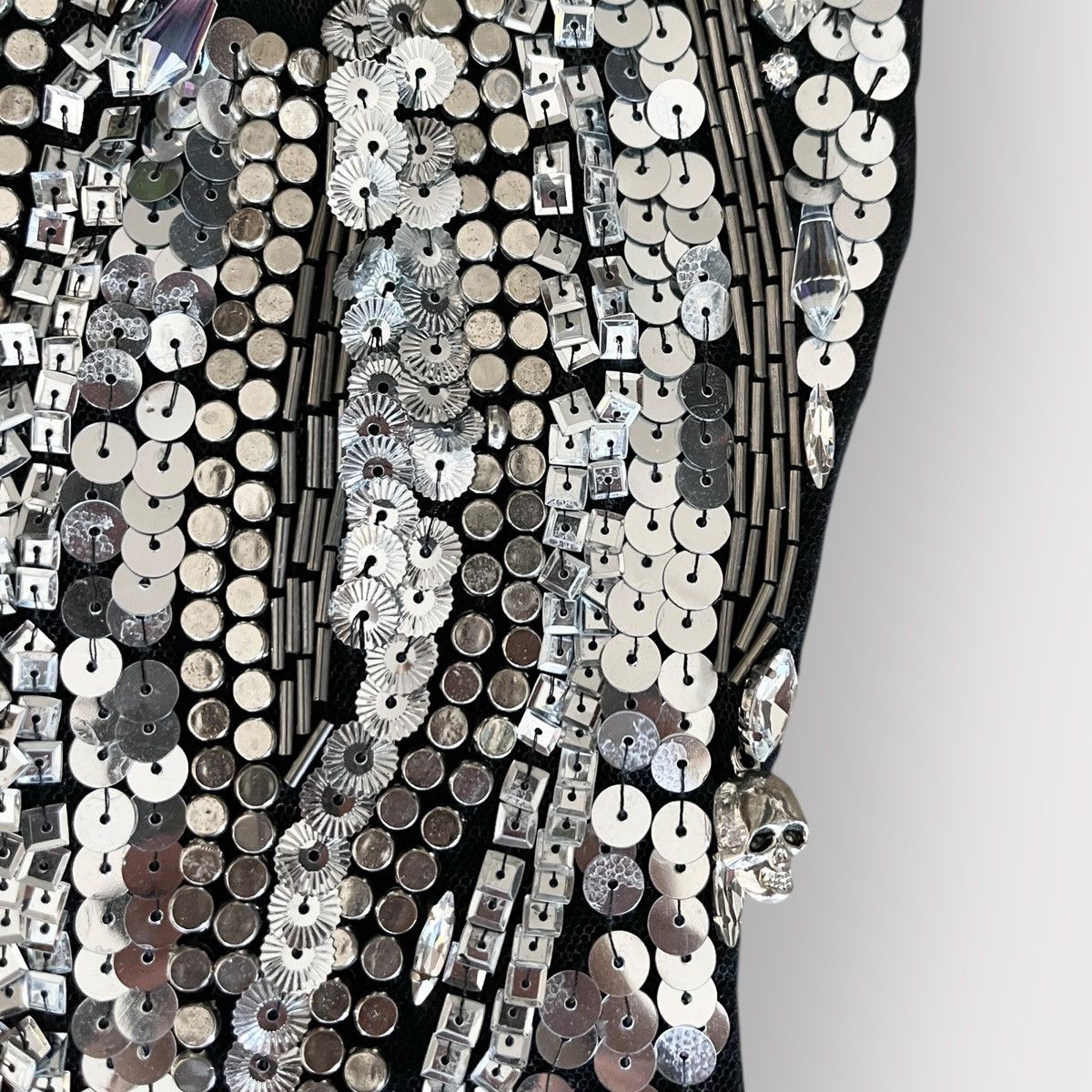 Designer RARE! 1 of 1 Bling Halter Top Shirt Necklace Size M / US 6-8 / IT 42-44 - 4 Thumbnail