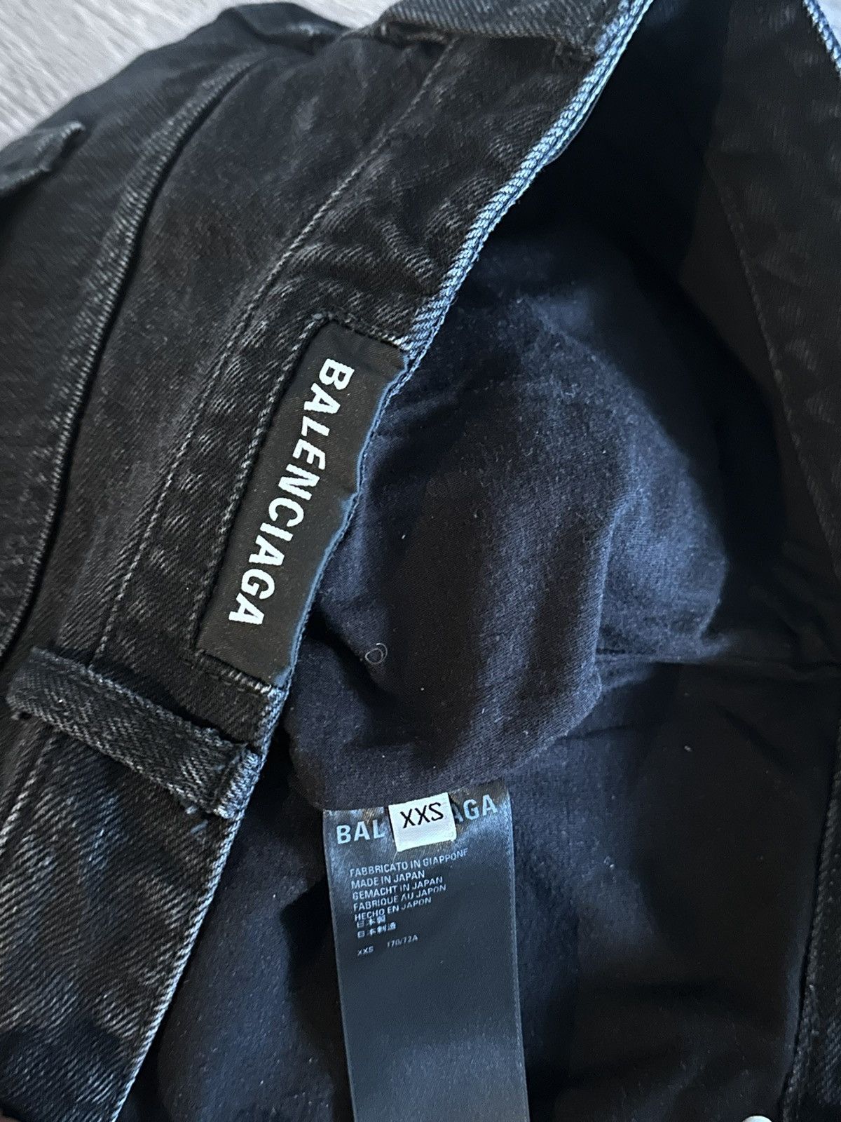 Balenciaga Balenciaga - Distressed Denim Slashed In Black Sweats Size US 28 / EU 44 - 12 Thumbnail