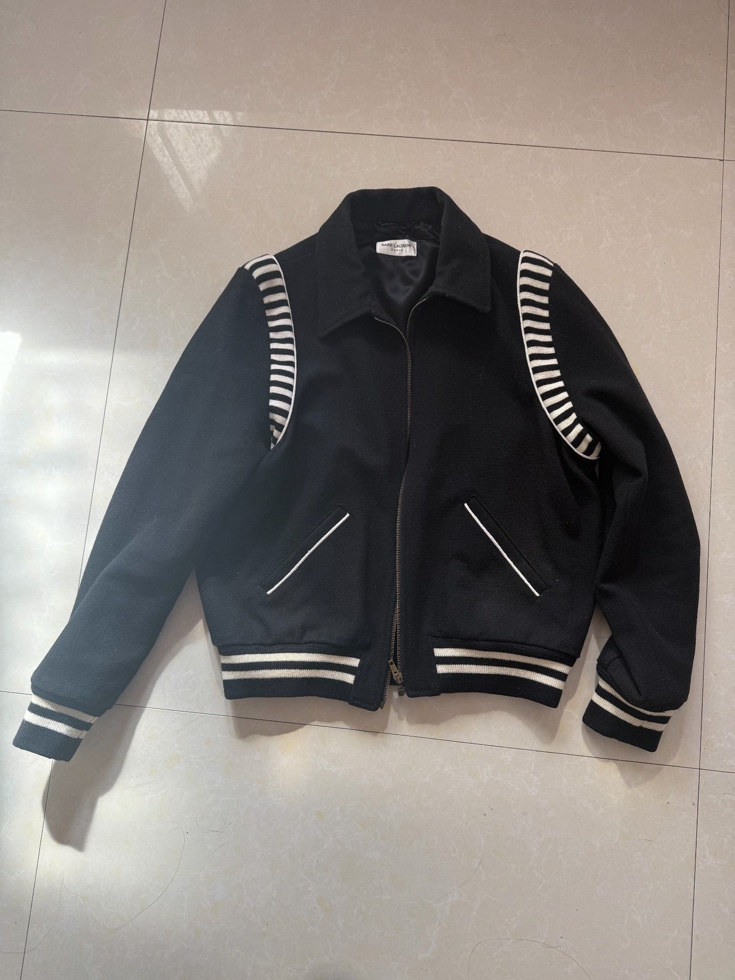Saint Laurent Paris Saint Laurent Baseball Jacket Size US M / EU 48-50 / 2 - 1 Thumbnail