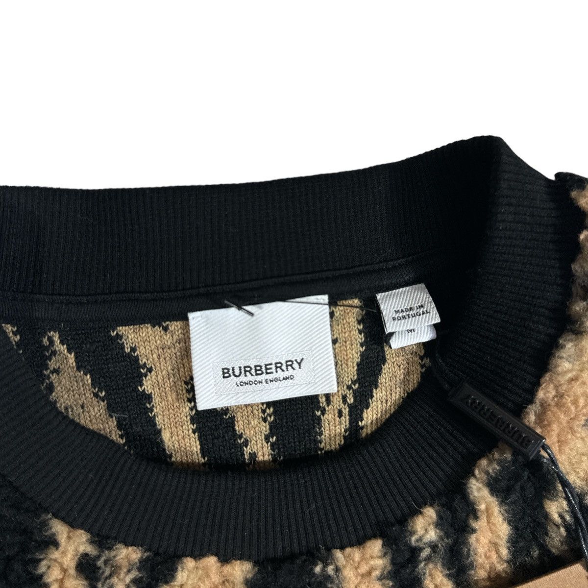 Burberry NWT Burberry Leopard Print Fleece Sweater Size US M / EU 48-50 / 2 - 5 Thumbnail