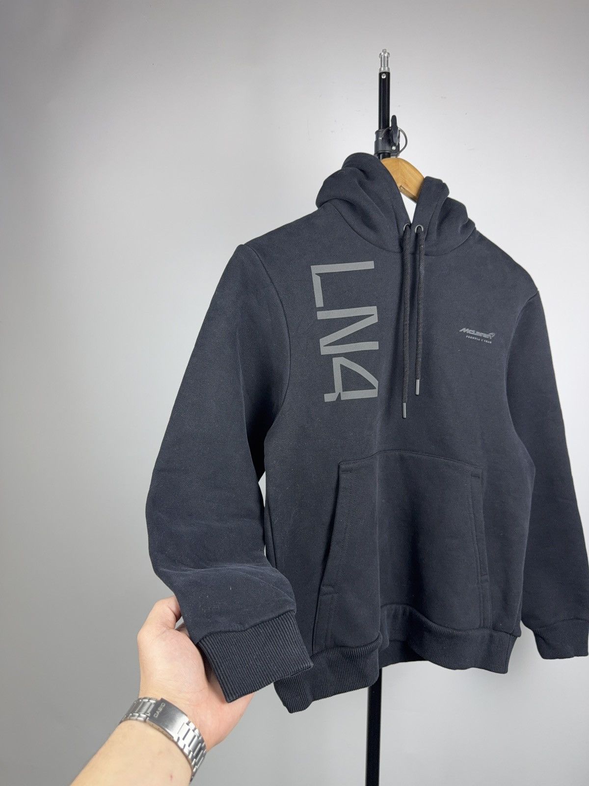 Malcolm McLaren Luxury McLaren Formula Team Hoodie LNA Racing Black Y2K Size S / US 4 / IT 40 - 4 Thumbnail