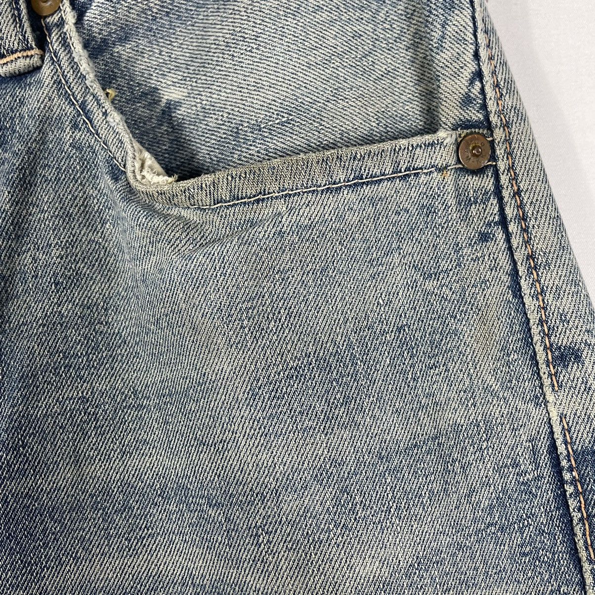 Japanese Brand × Warehouse 🔥Trash🔥🇯🇵Warehouse Stoned Washed Selvedge Dirty Denim Jeans Size US 32 / EU 48 - 6 Thumbnail