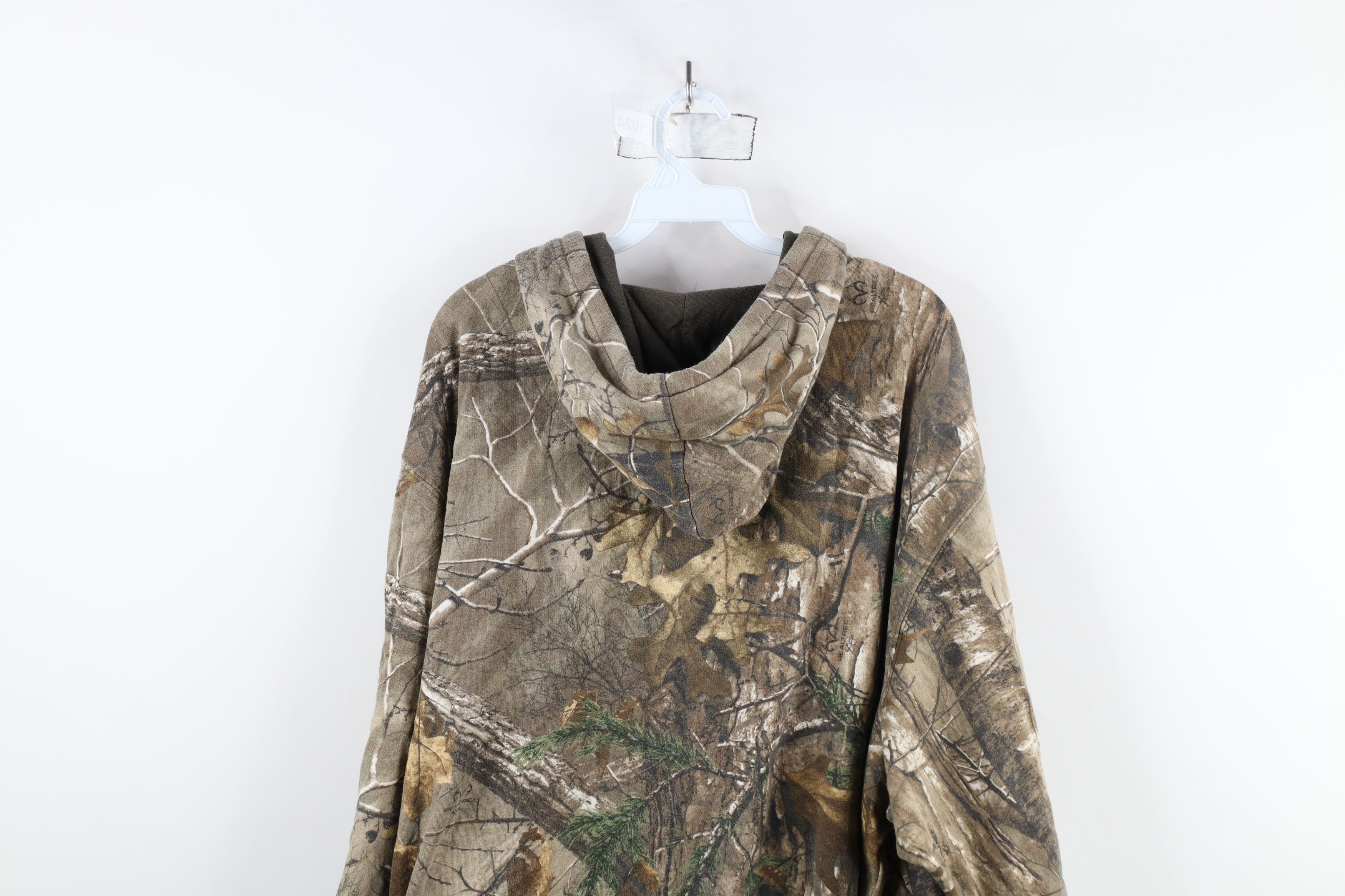 Vintage Vintage Y2K Streetwear Realtree Camouflage Hoodie Sweatshirt Size US XXL / EU 58 / 5 - 10 Thumbnail