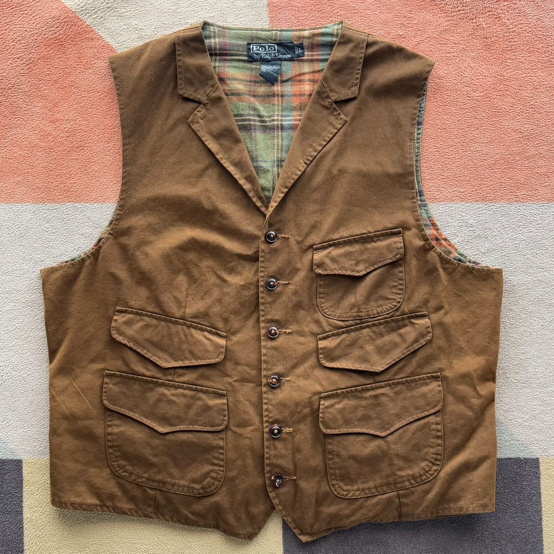 Polo Ralph Lauren Ralph Lauren Waxed Canvas Vest Size US L / EU 52-54 / 3 - 1 Thumbnail