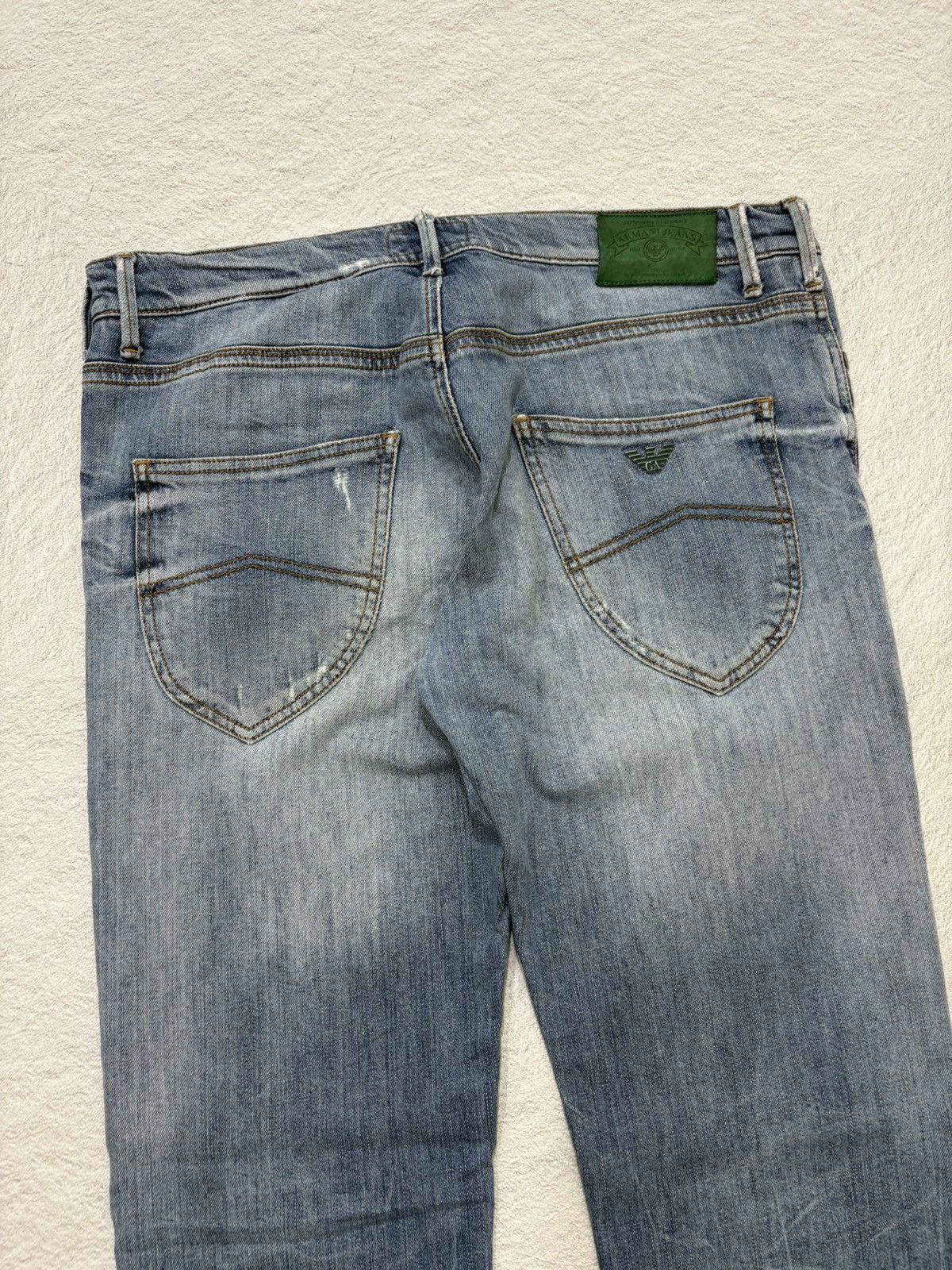 Giorgio Armani 2000s armani exchange japan bootcut wash denim y2k style Size US 34 / EU 50 - 10 Thumbnail