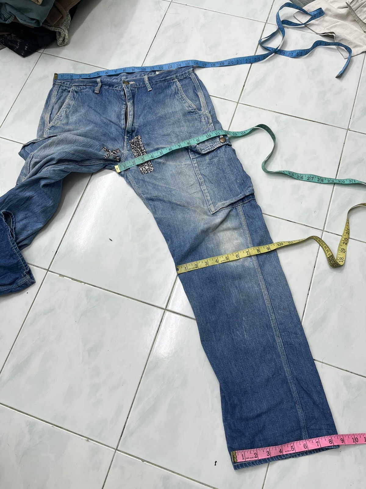 Orslow 🔥🔥🔥ARCHIVE ORSLOW DENIM CARGO Size US 31 - 20 Thumbnail