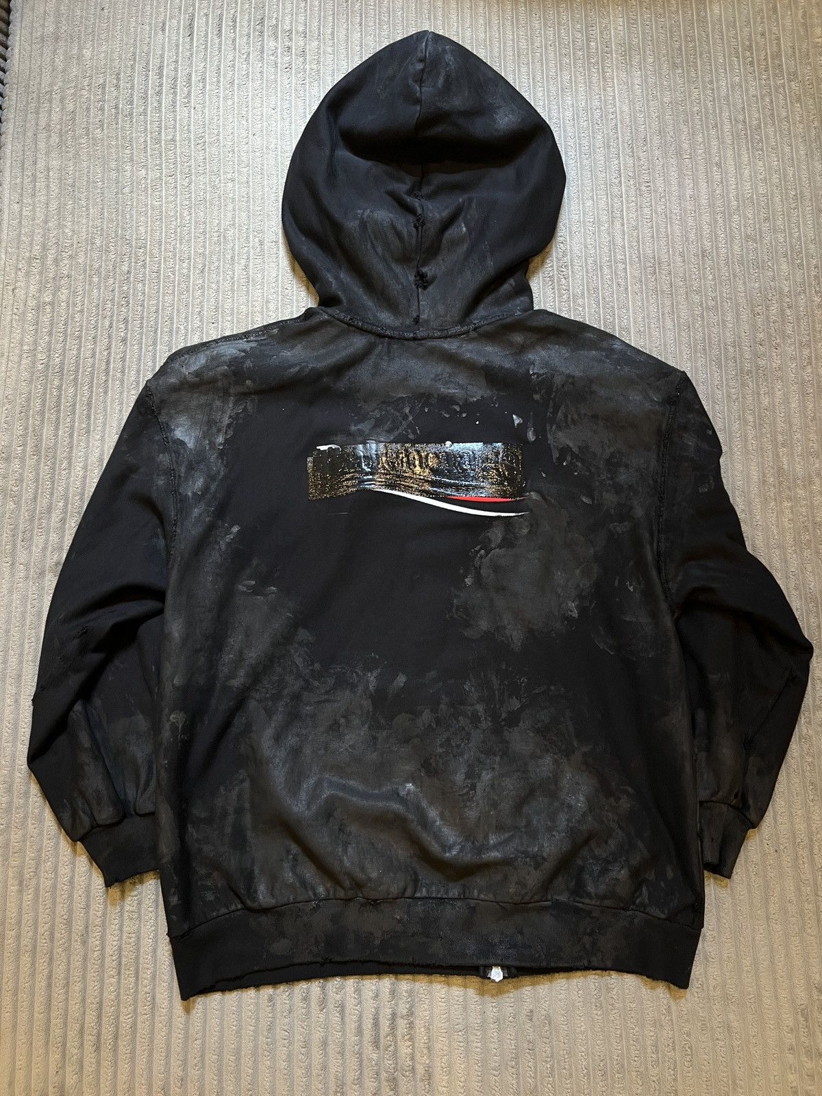 Balenciaga Balenciaga Mud Gaffer Zip Hoodie | Grailed