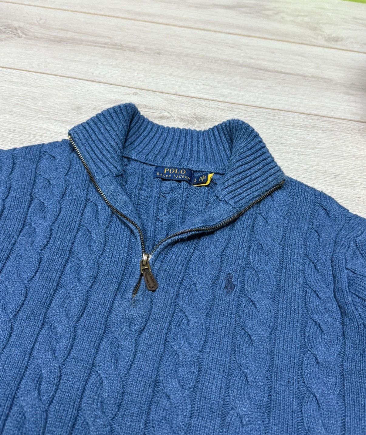 Polo Ralph Lauren Polo Ralph Lauren 1/4 zip sweater woven Size US L / EU 52-54 / 3 - 2 Thumbnail