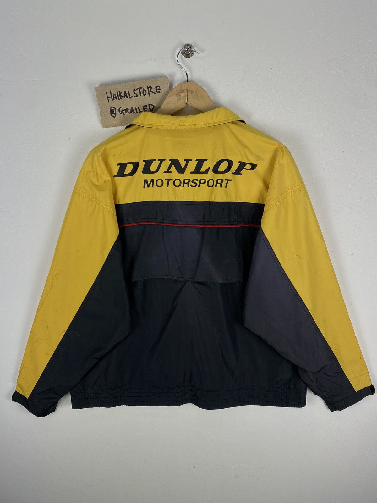 Dunlop Retro Y2k Japan Dunlop Motorsport Staff Jumper Jacket Size US L / EU 52-54 / 3 - 4 Thumbnail