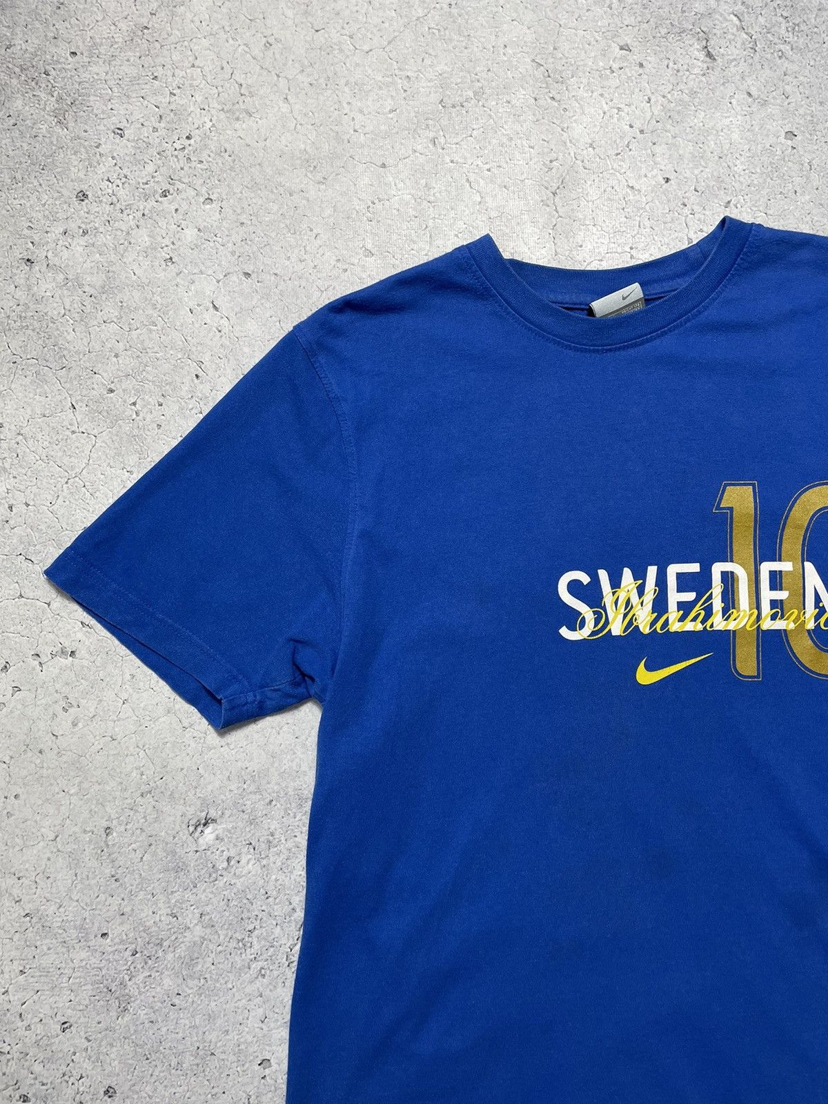Nike × Vintage Vintage t-shirt Sweden Ibrahimovic 10 number Soccer Jersey Size US M / EU 48-50 / 2 - 3 Thumbnail