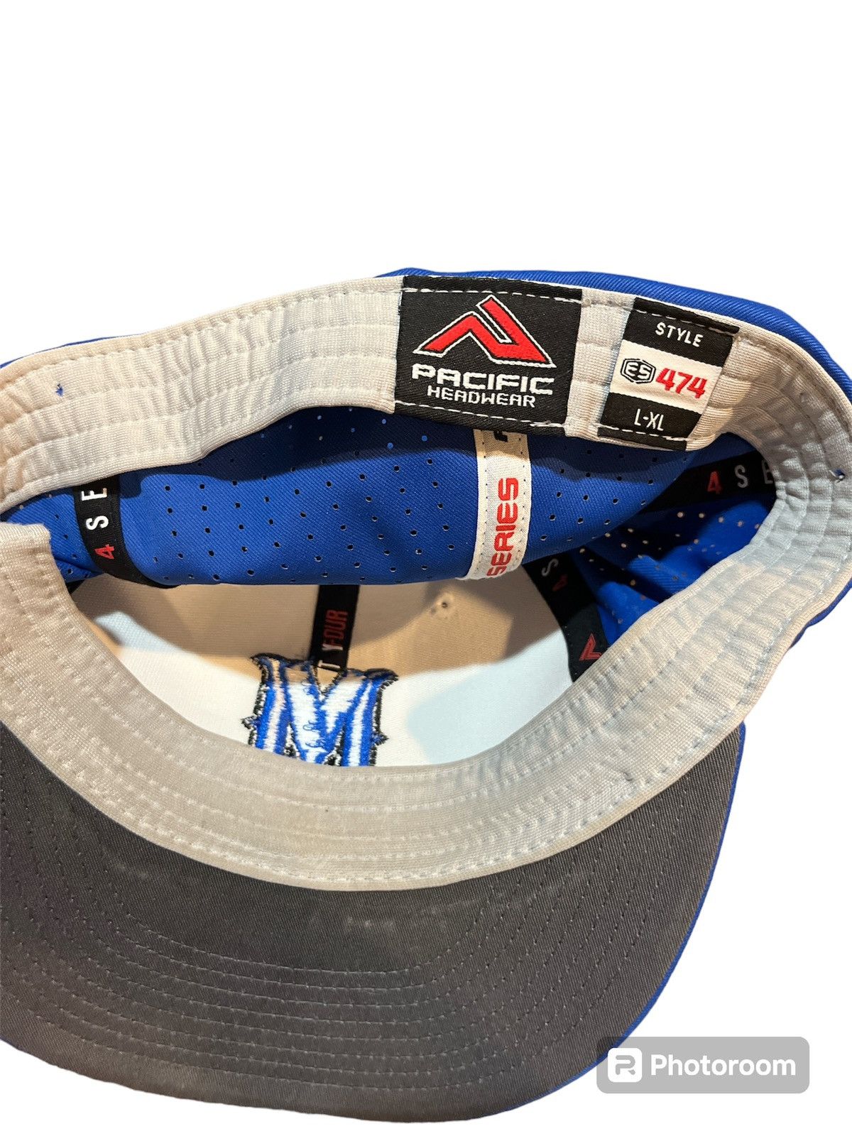 Other A Pacific M 3D Embroidered L-XL ES 474 Baseball Cap Hat Size ONE SIZE - 3 Thumbnail