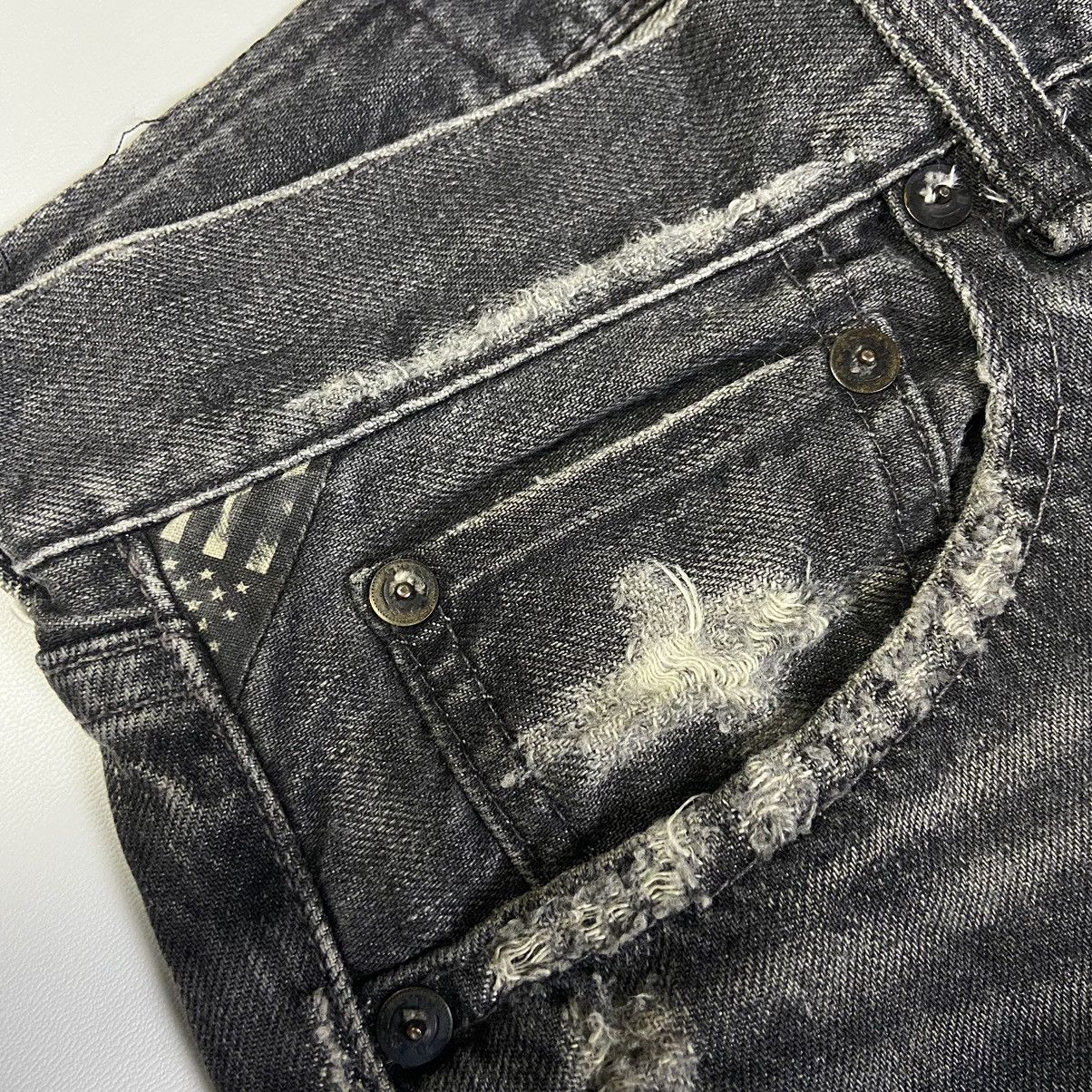 Denim & Supply Ralph Lauren RL Jeans Heavy Distressed / Repaired Denim Size US 30 / EU 46 - 4 Thumbnail