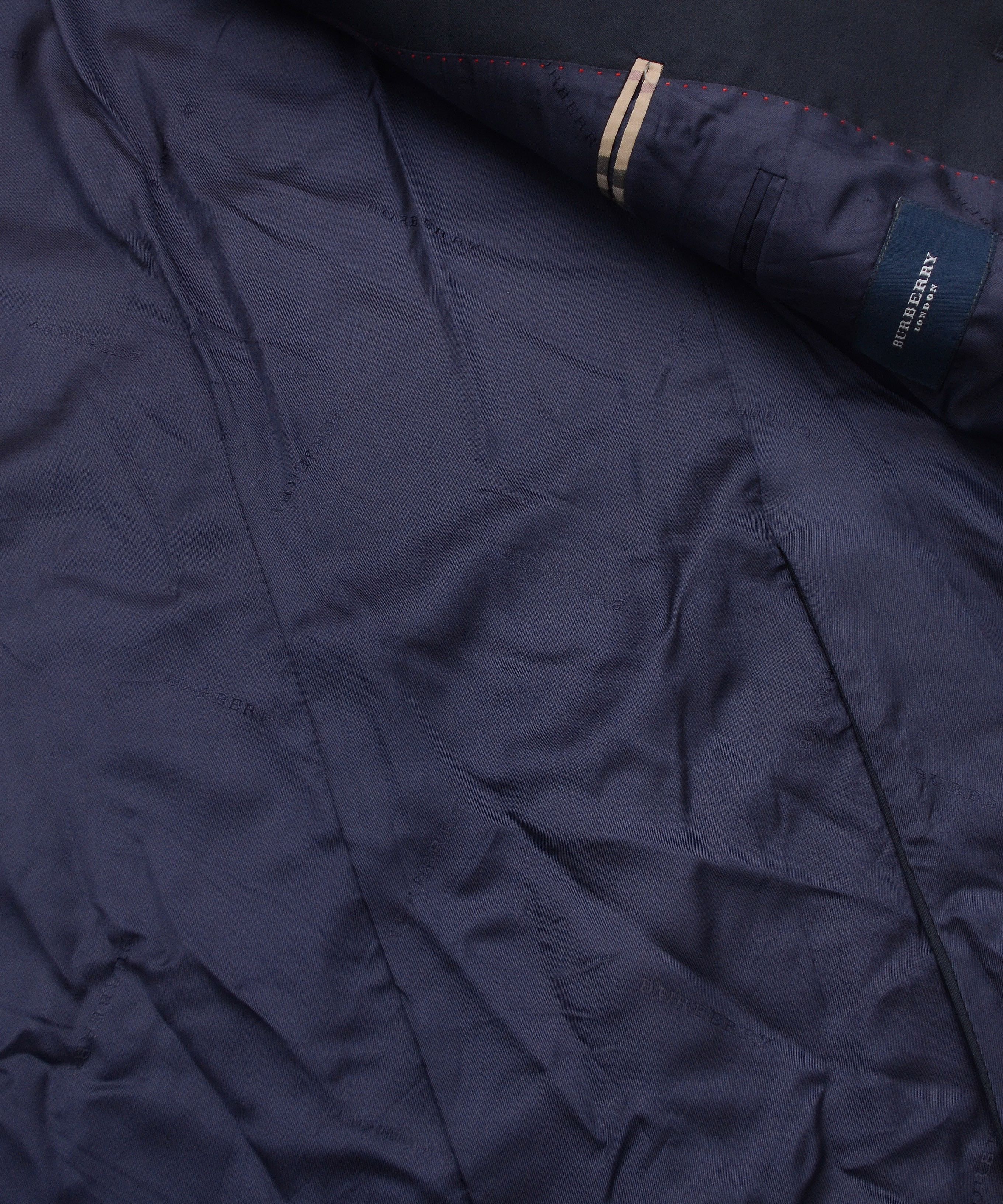 Burberry Luxury Burberry London Super 100 Blazer Navy Old Money Size 50R - 8 Thumbnail