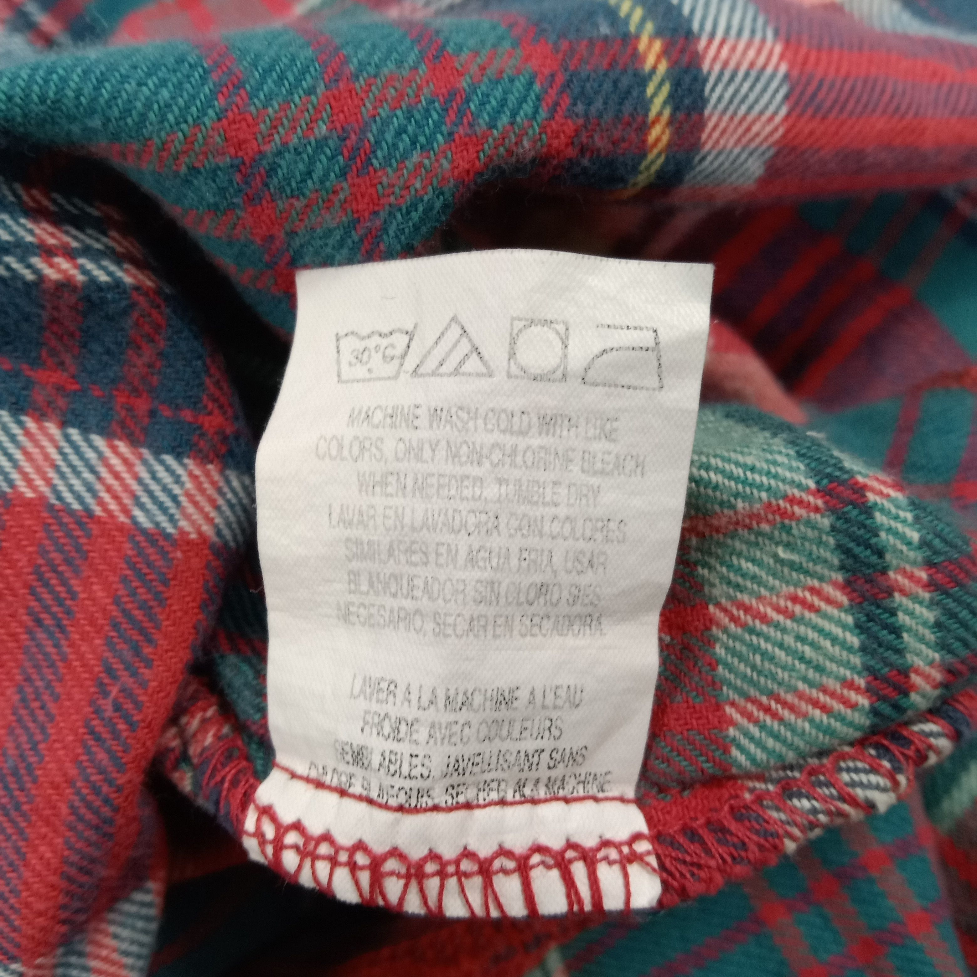 Vintage × Wrangler Wrangler American Style Flannel Shirt Button Up Size US XXL / EU 58 / 5 - 8 Thumbnail