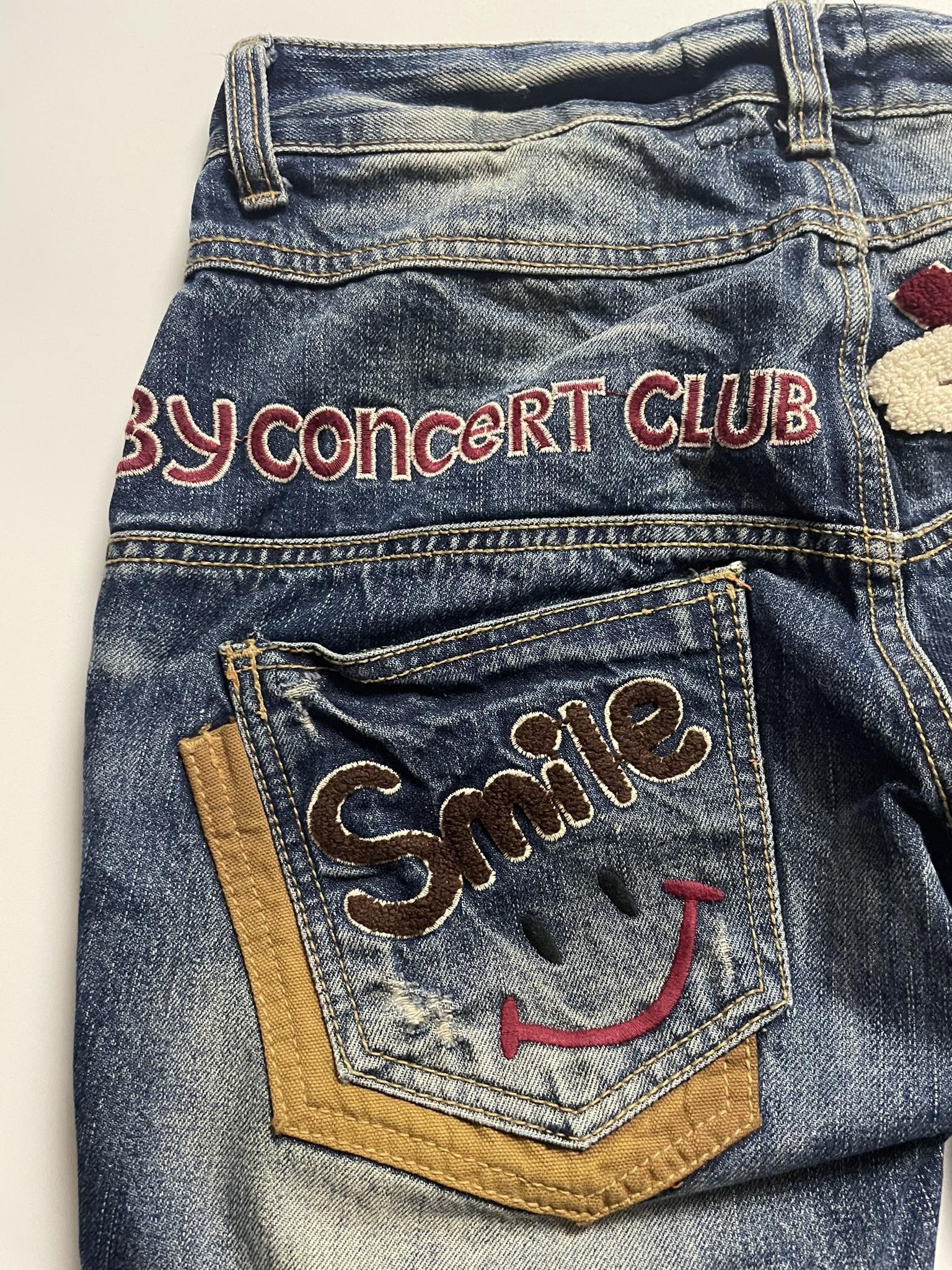 Japanese Brand × Vintage Vintage Lolita Embroidered Patch Jeans Size 30" / US 8 / IT 44 - 5 Thumbnail
