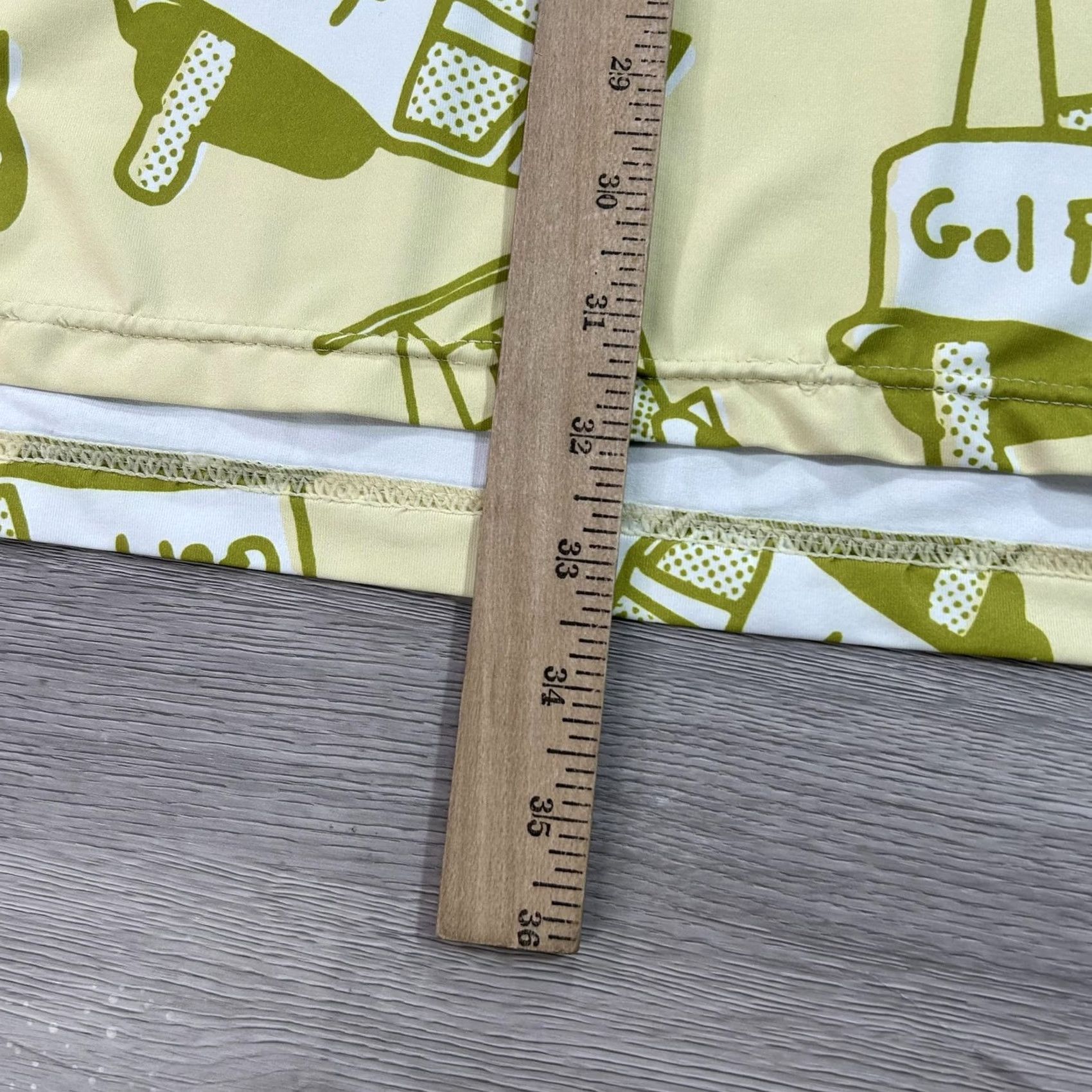 Vintage Sosik Polo Shirt Mens 2XL Yellow Golf All Over Print Performance Stretch Shirt Size US XXL / EU 58 / 5 - 6 Thumbnail