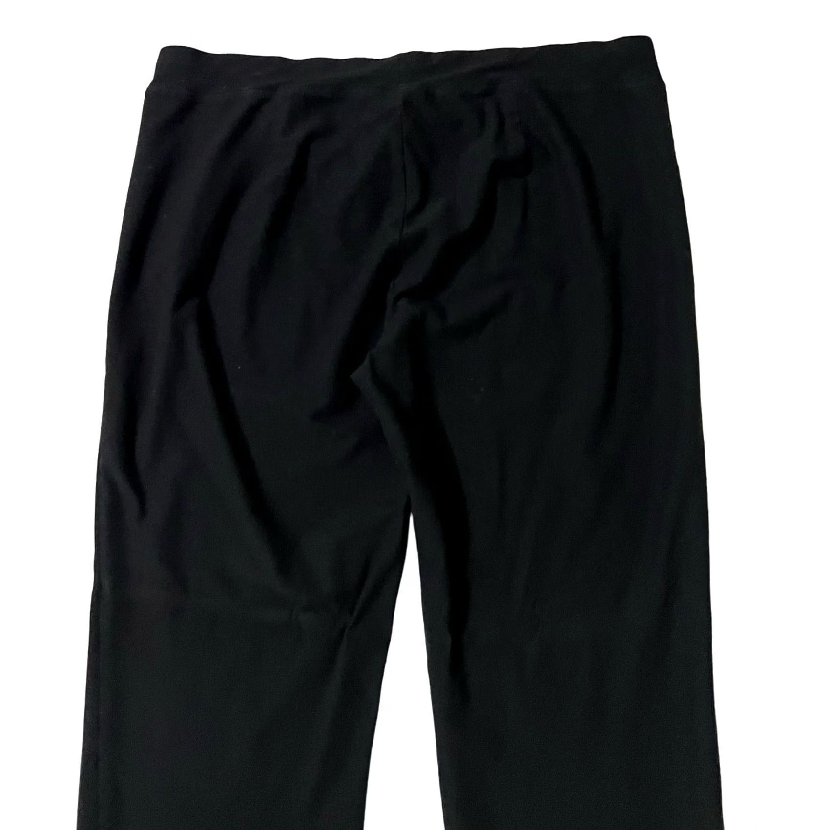 Eileen Fisher Eileen Fisher Black Pants Crepe Pull-on High Rise Elastic Waist Stretch Size M Womens Chino Straight 34In Length 26.5In Inseam Size 32" / US 10 / IT 46 - 4 Thumbnail
