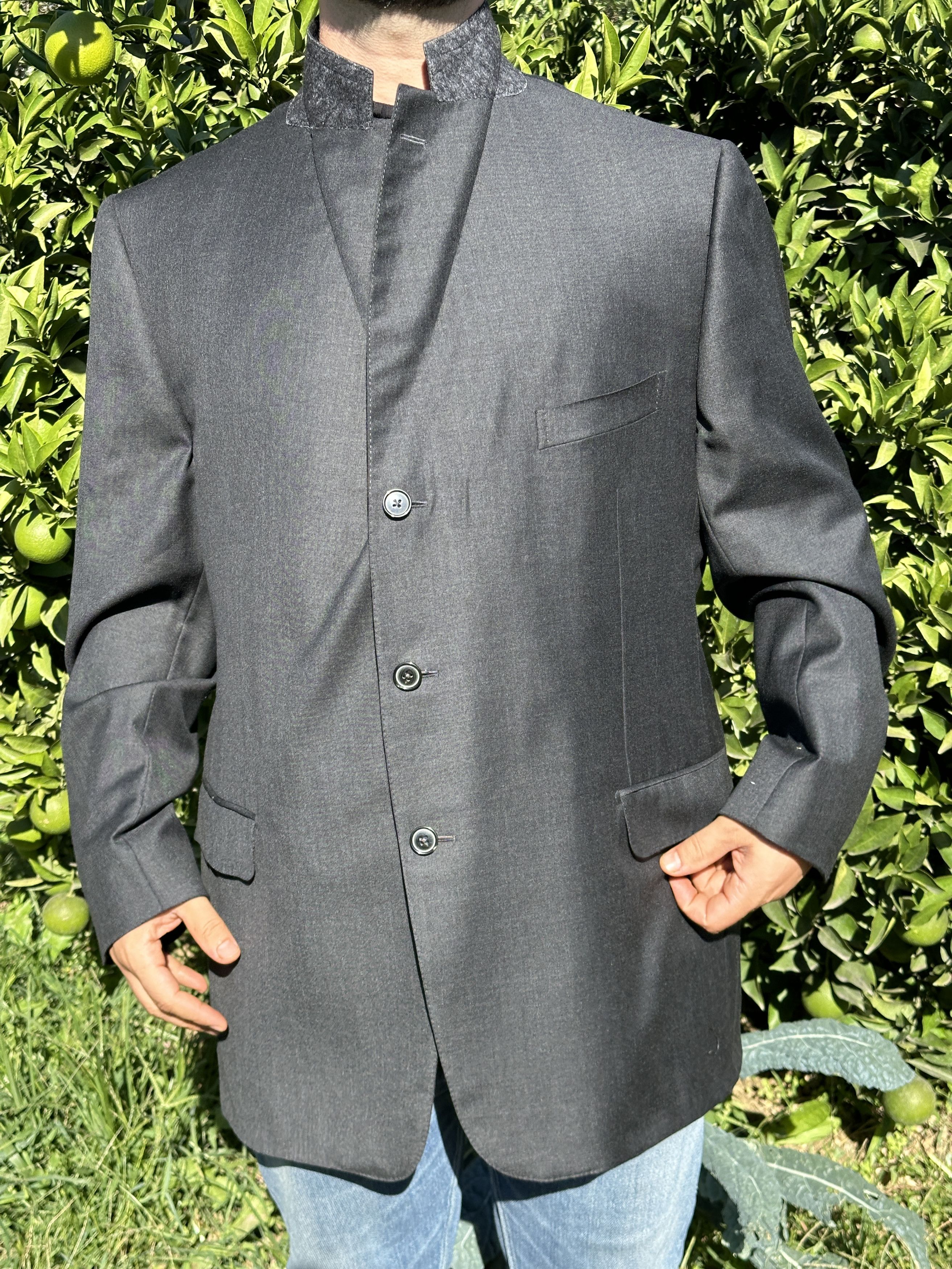 Ermenegildo Zegna Ermenegildo Zegna Su Misura Suit Costume Formal Size 62 R Size 54L - 2 Thumbnail