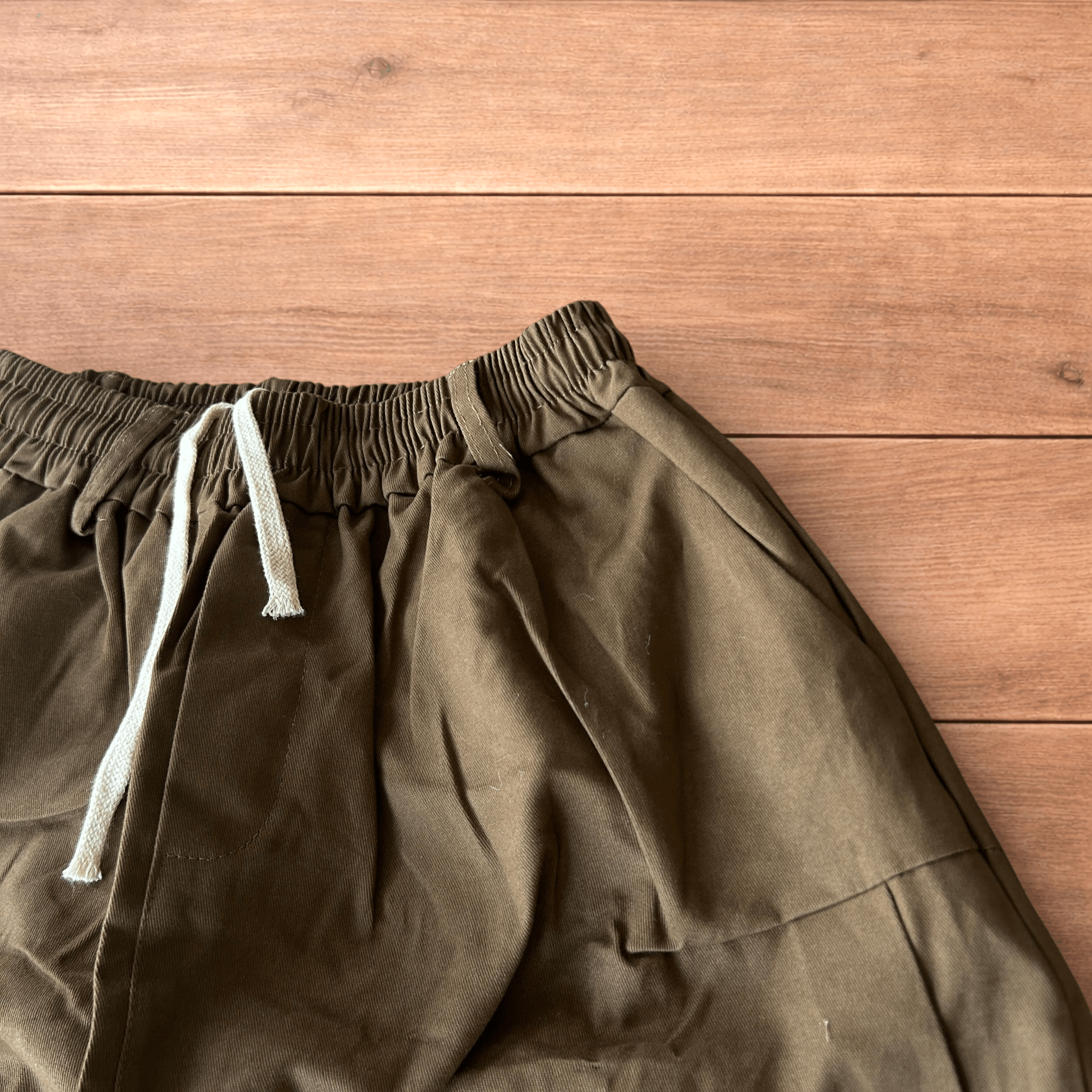 Japanese Brand Incredible super baggy wide leg workwear trousers in brown. Size US 34 / EU 50 - 3 Thumbnail