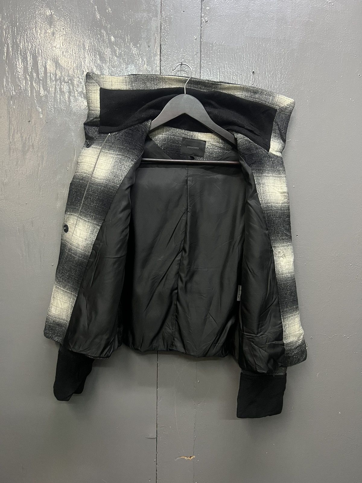 Japanese Brand Douodo Plaid Wool Jacket Size S / US 4 / IT 40 - 5 Thumbnail