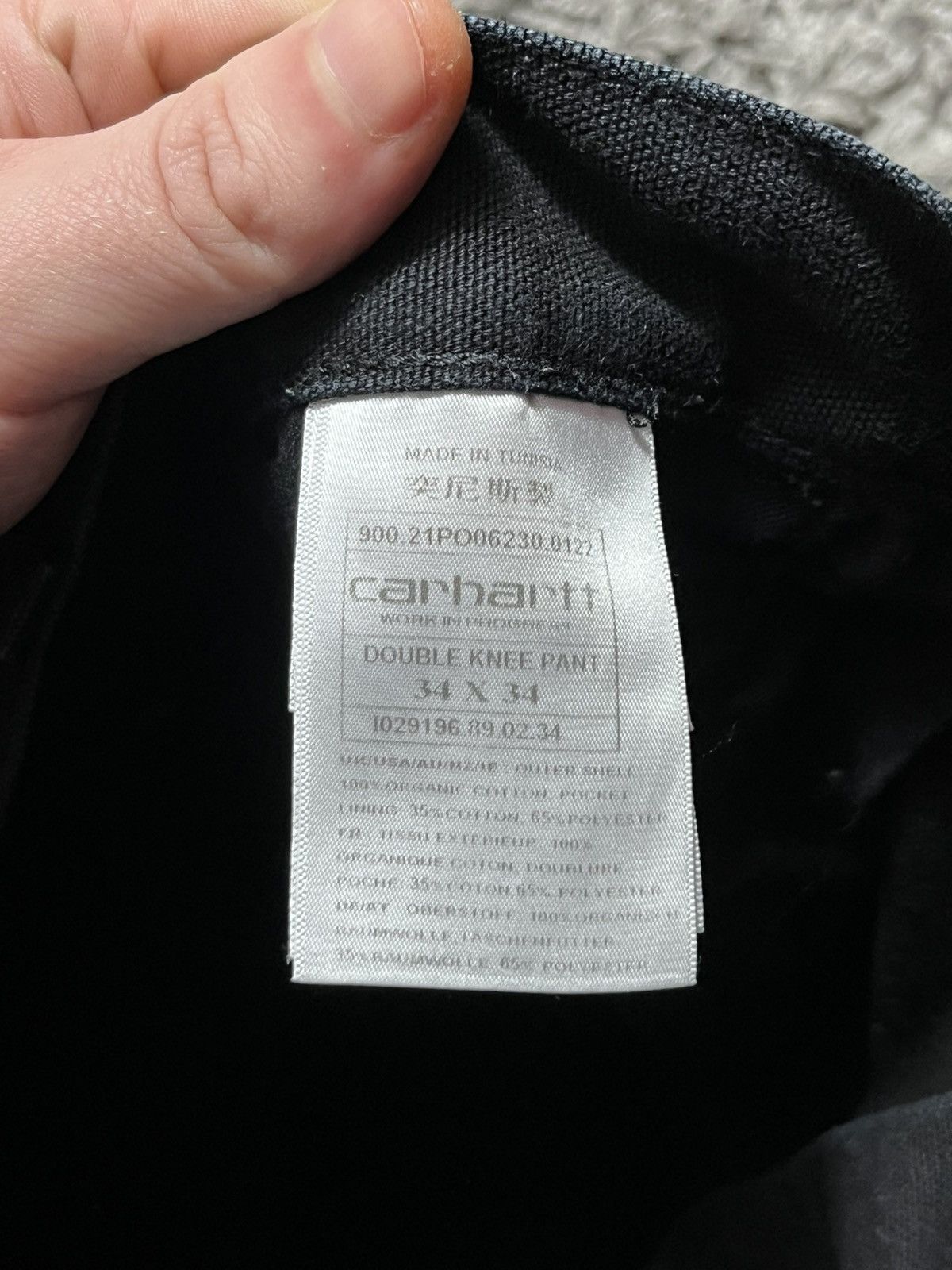 Carhartt CARHARTT VINTAGE Y2K CRAZY DOUBLE KNEE WORKWEAR PANTS Size US 34 / EU 50 - 5 Thumbnail