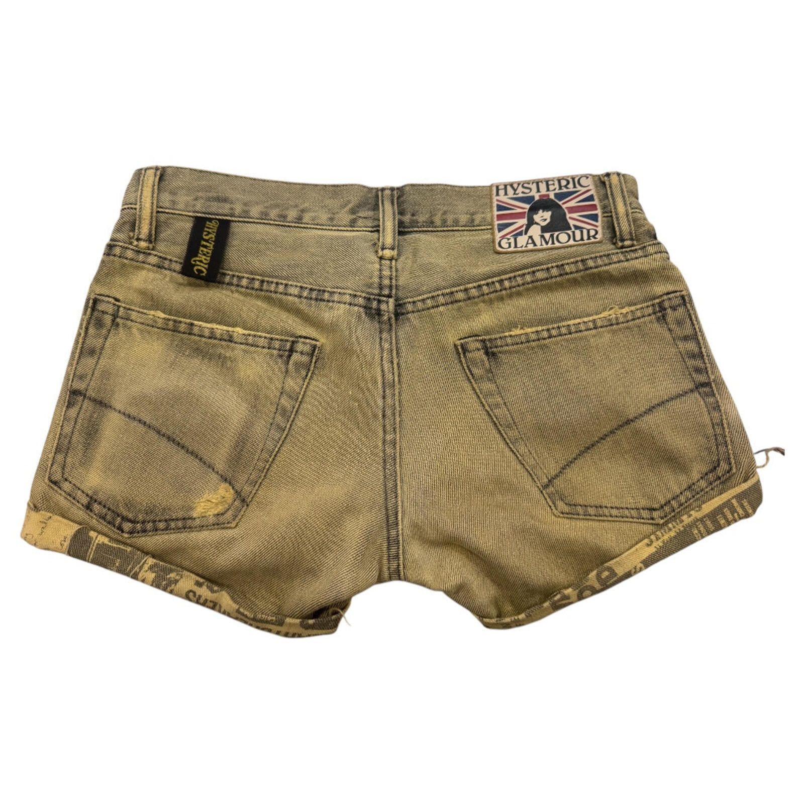 Hysteric Glamour Hysteric Glamour Heartbreak Low Rise Denim Micro Shorts Size 25" / US 0 / IT 36 - 2 Thumbnail