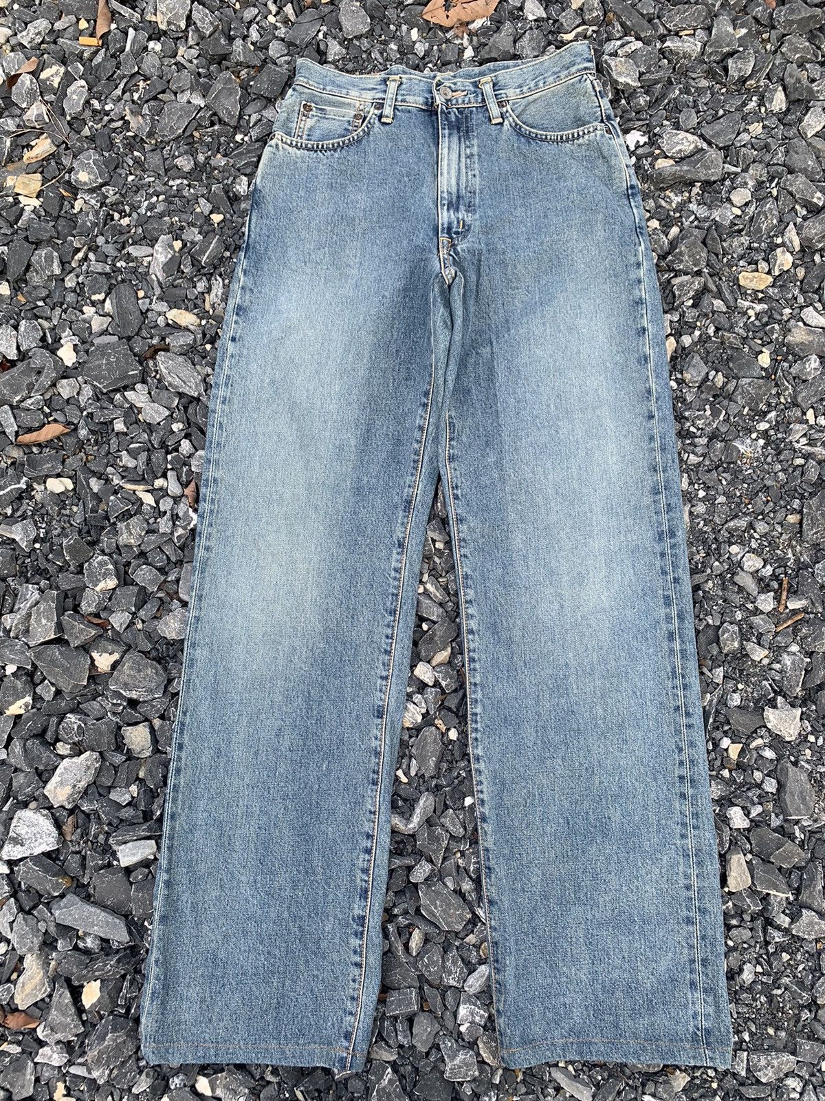 Kapital VINTAGE SOMETHING EDWIN 505Z SELVEDGE BAGGY DISTRESSED DENIM Size US 28 / EU 44 - 1 Thumbnail