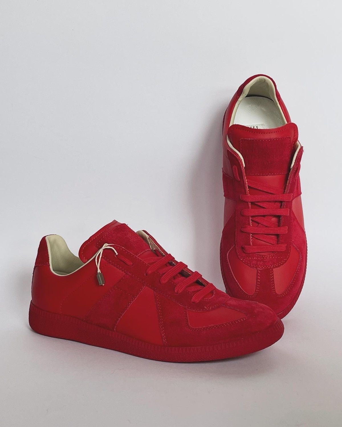 image of Maison Margiela Replica 39 Shoes in Red, Men's (Size 6)